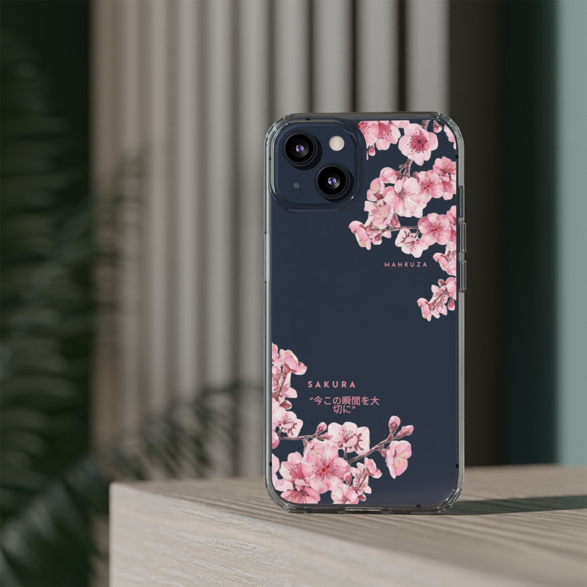 Cherry Blossom Clear Impact-Resistant Phone Case