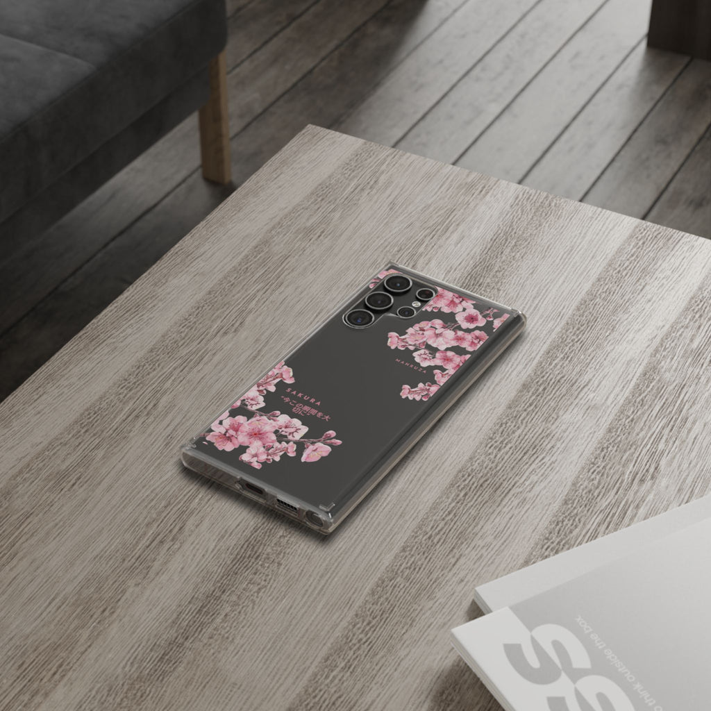 Cherry Blossom Clear Impact-Resistant Phone Case