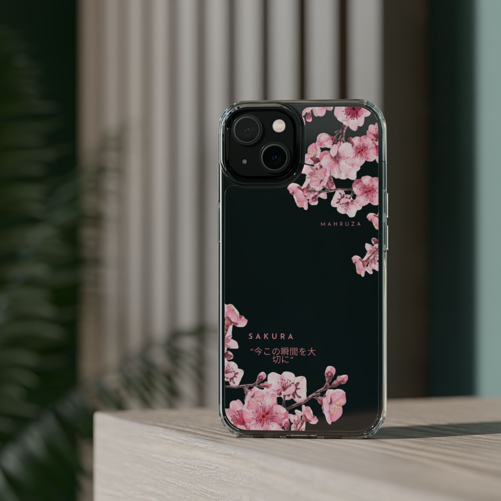 Cherry Blossom Clear Impact-Resistant Phone Case
