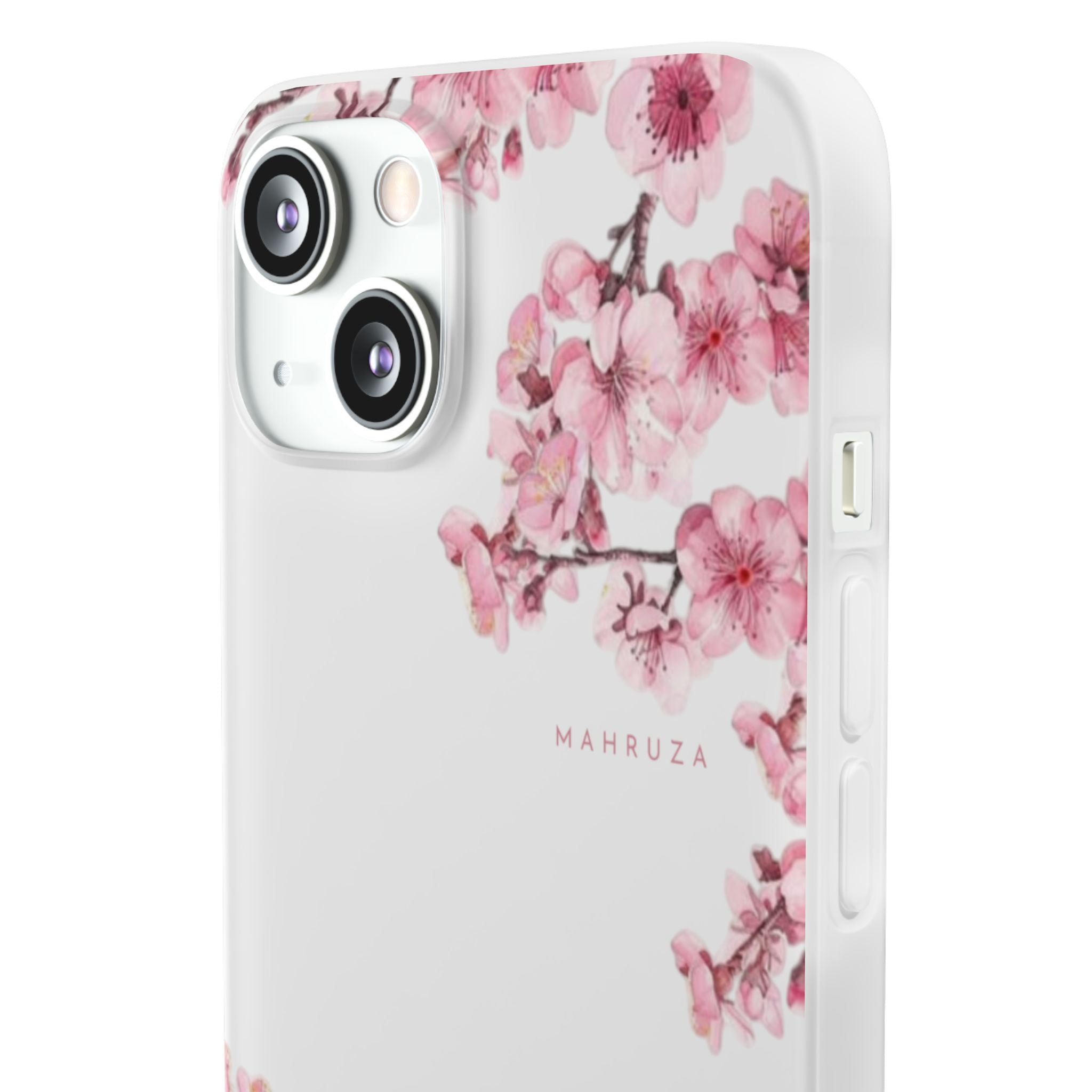 Cherry Blossom Sakura Phone Case — Flexible Clear Floral iPhone Cover