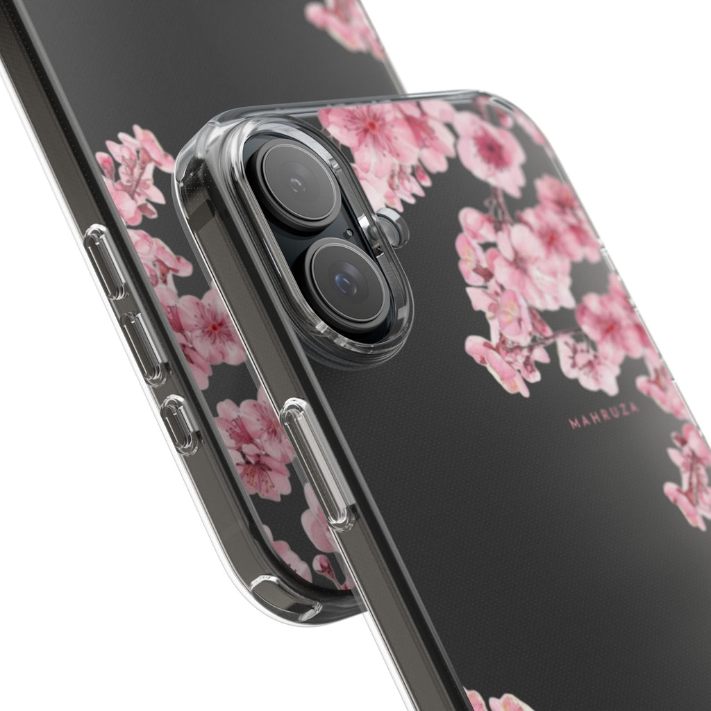 Cherry Blossom Clear Impact-Resistant Phone Case