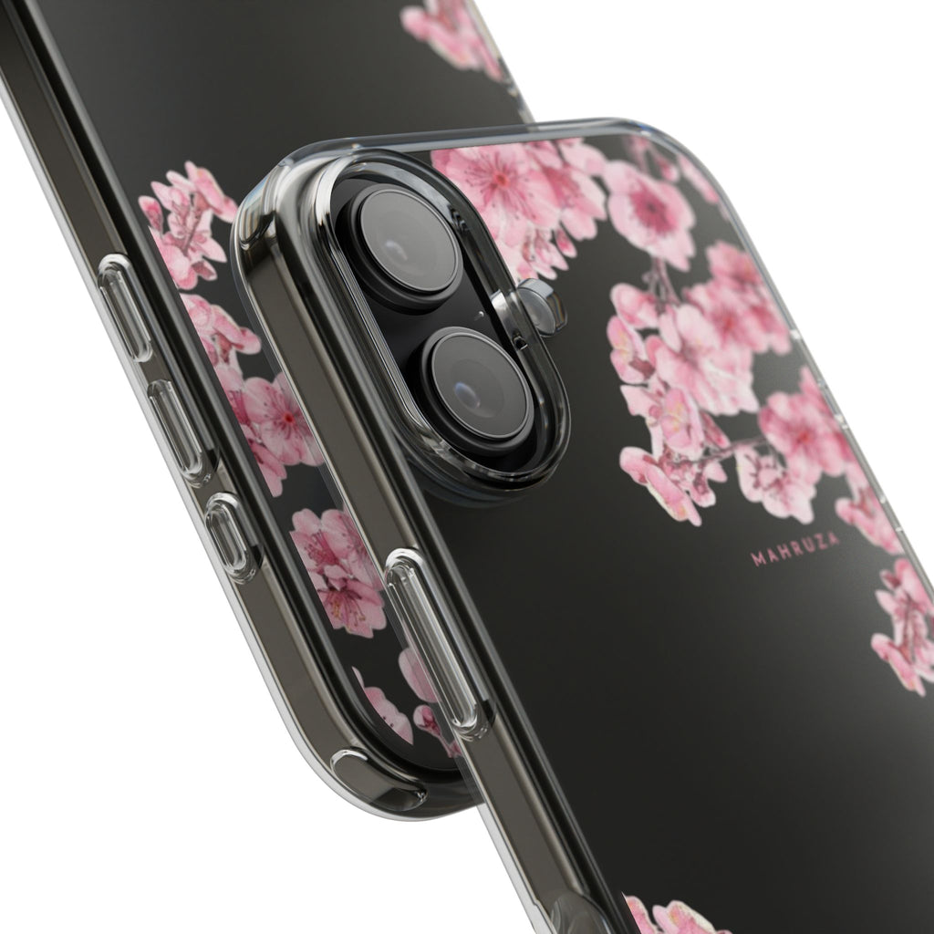 Cherry Blossom Clear Impact-Resistant Phone Case