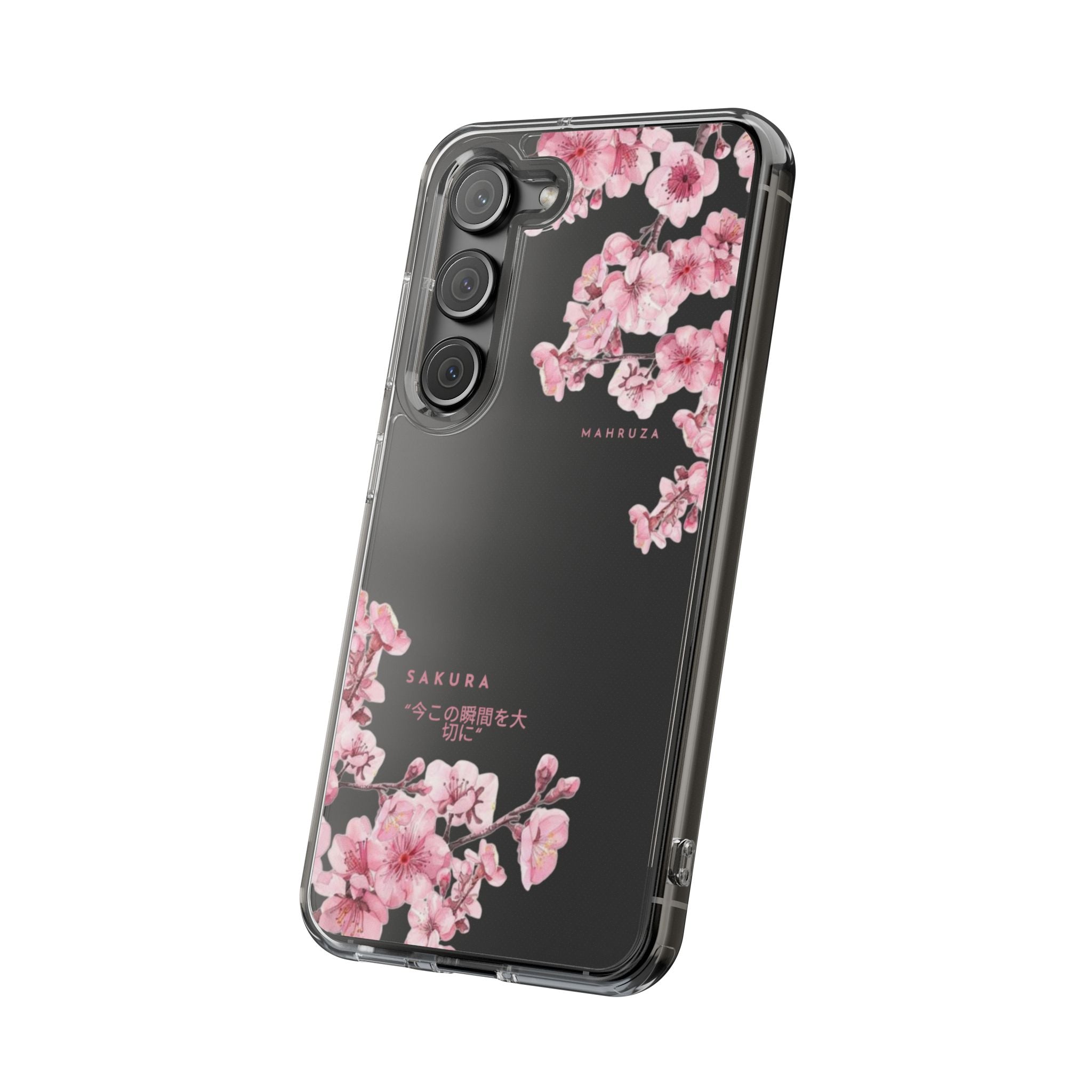 Cherry Blossom Clear Impact-Resistant Phone Case