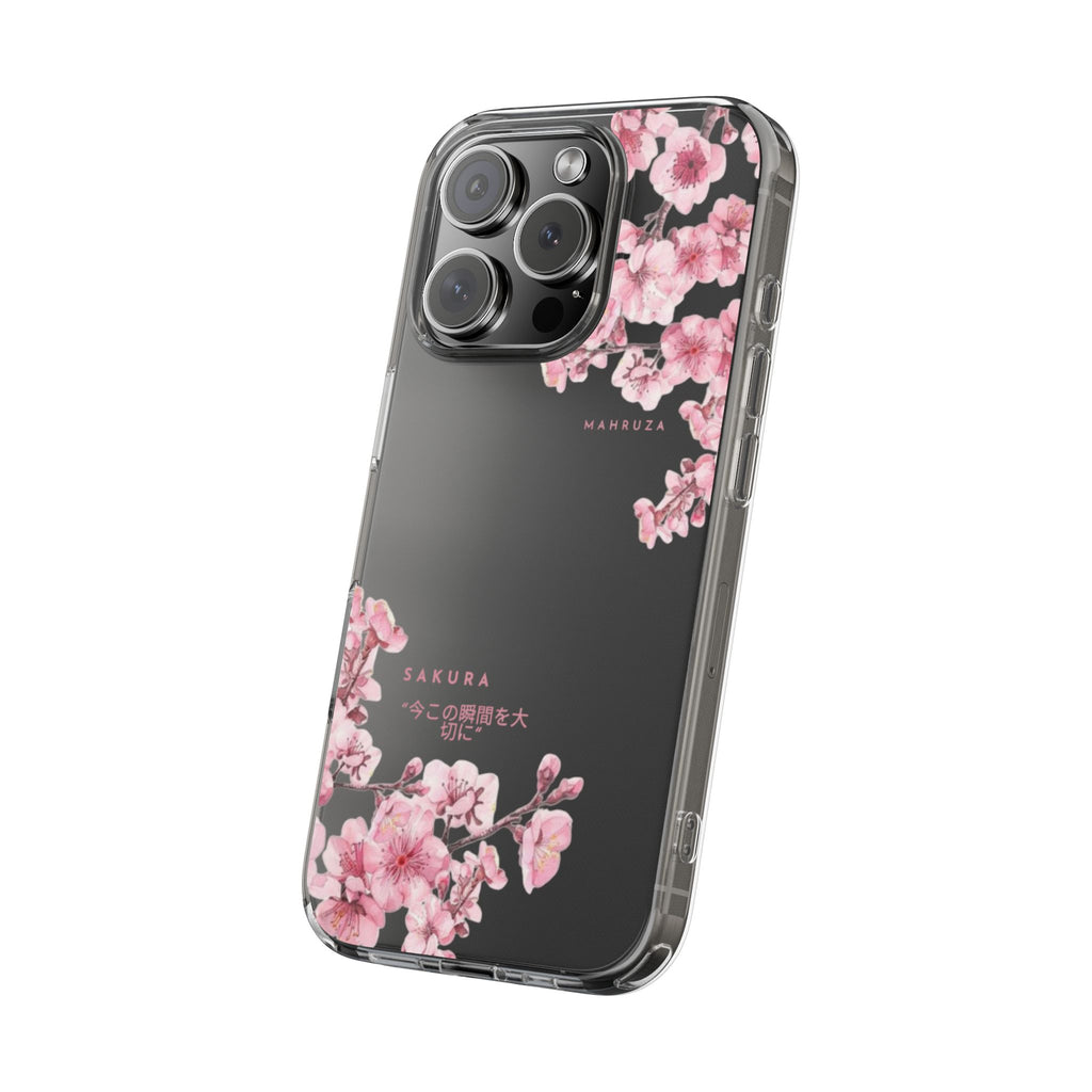 Cherry Blossom Clear Impact-Resistant Phone Case