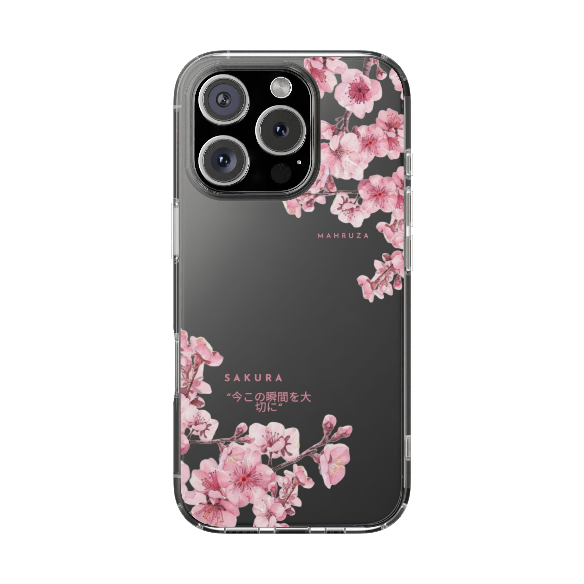 Cherry Blossom Clear Impact-Resistant Phone Case