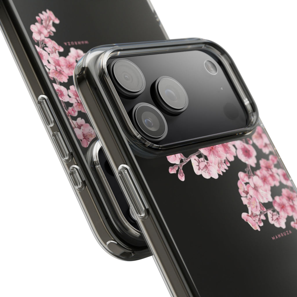 Cherry Blossom Clear Impact-Resistant Phone Case