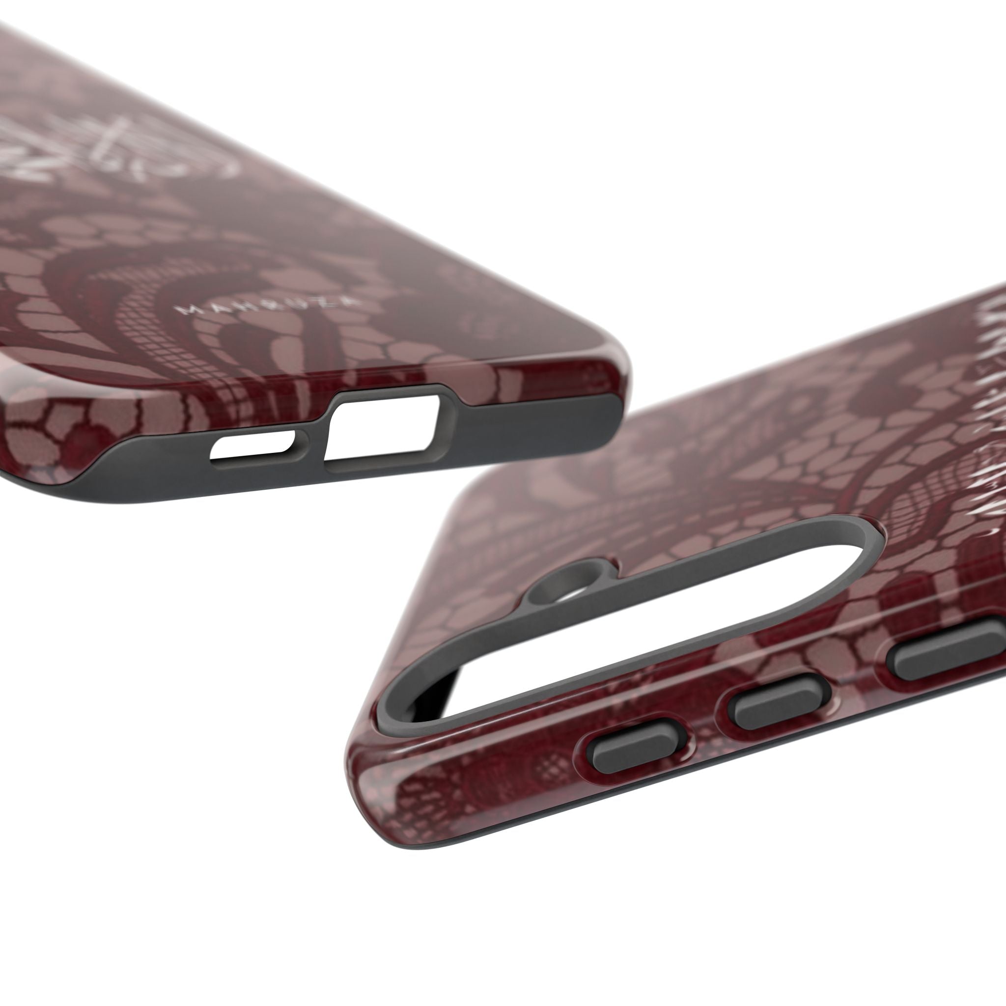 Islamic Script Lace Phone Case — Shahada Calligraphy Protective Tough Case