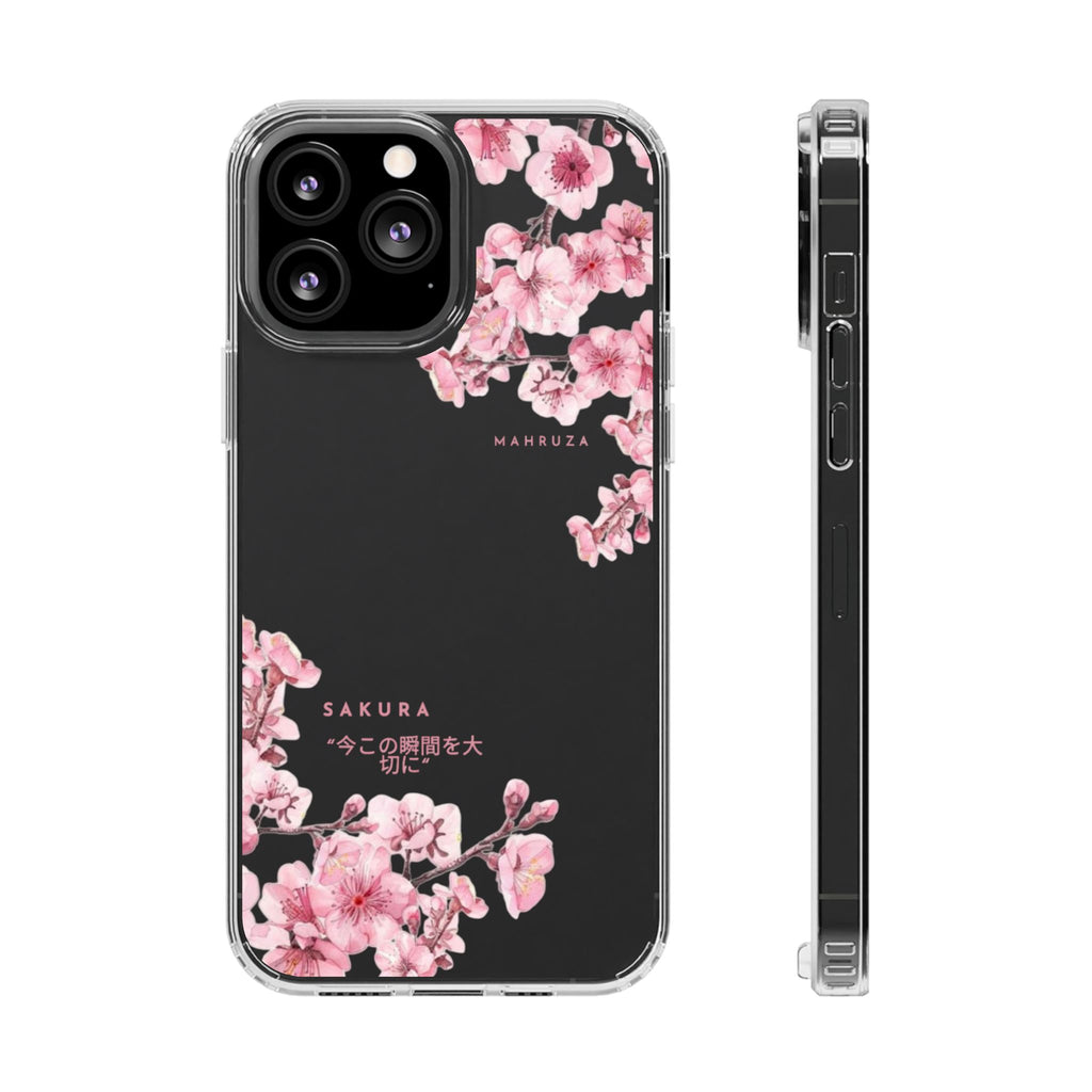Cherry Blossom Clear Impact-Resistant Phone Case