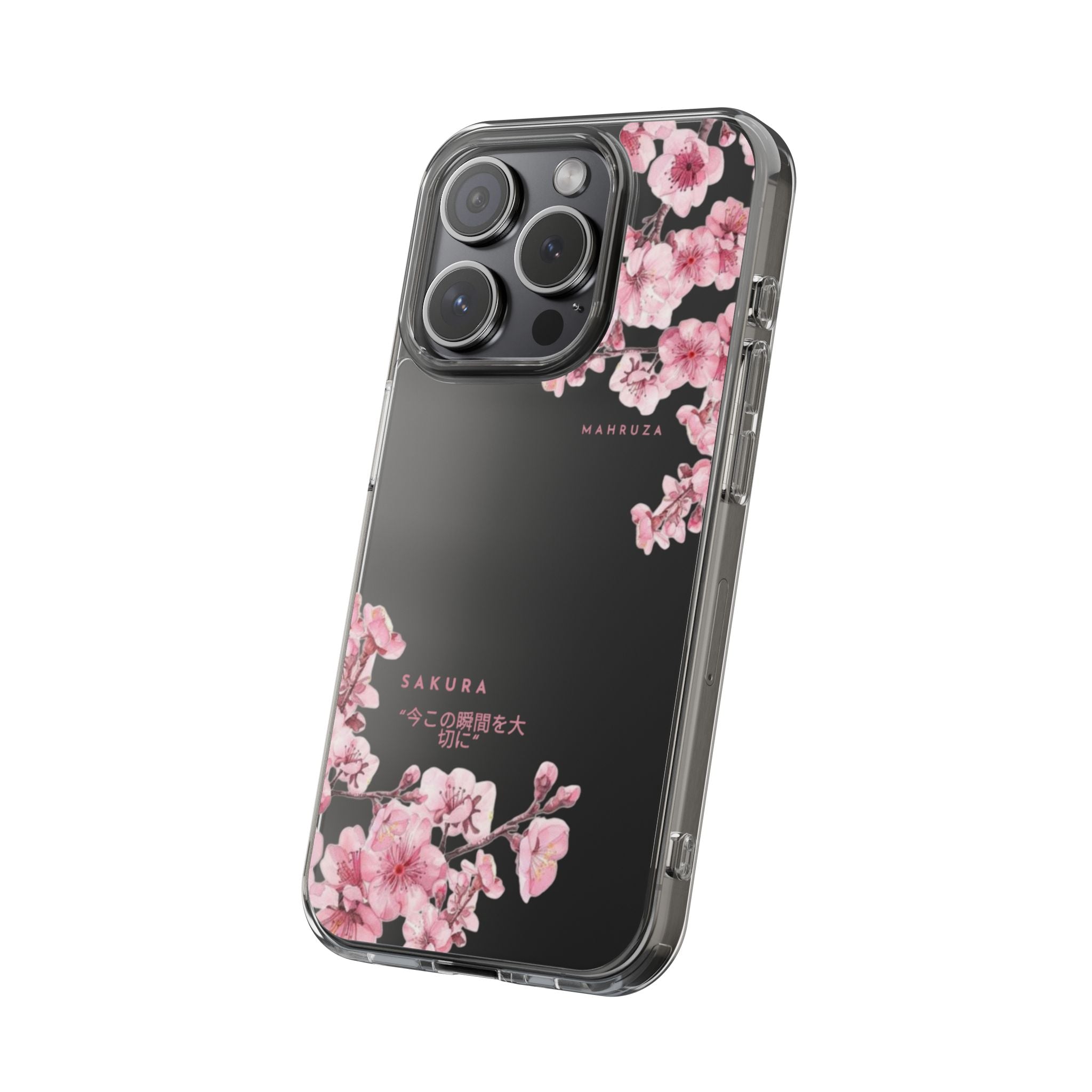 Cherry Blossom Clear Impact-Resistant Phone Case
