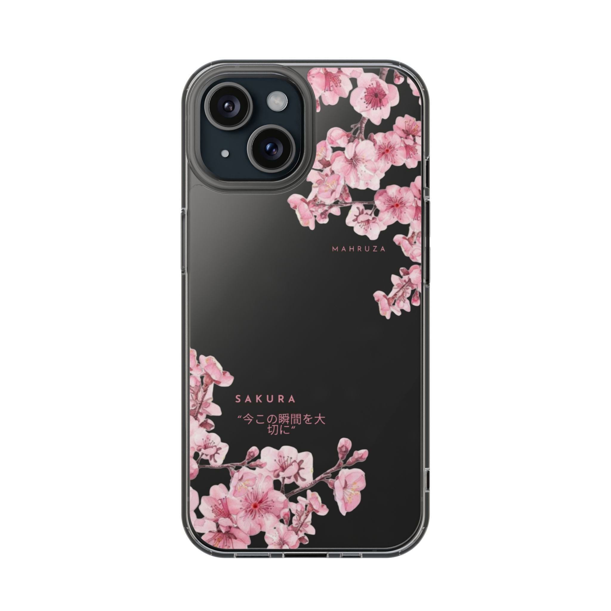 Cherry Blossom Clear Impact-Resistant Phone Case