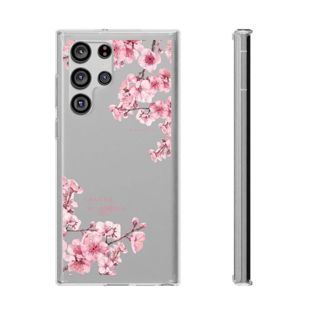 Cherry Blossom Clear Impact-Resistant Phone Case