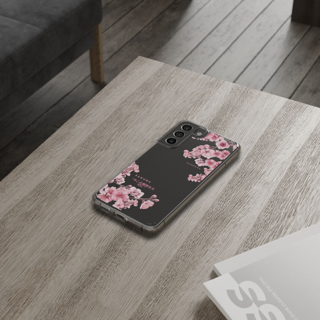 Cherry Blossom Clear Impact-Resistant Phone Case