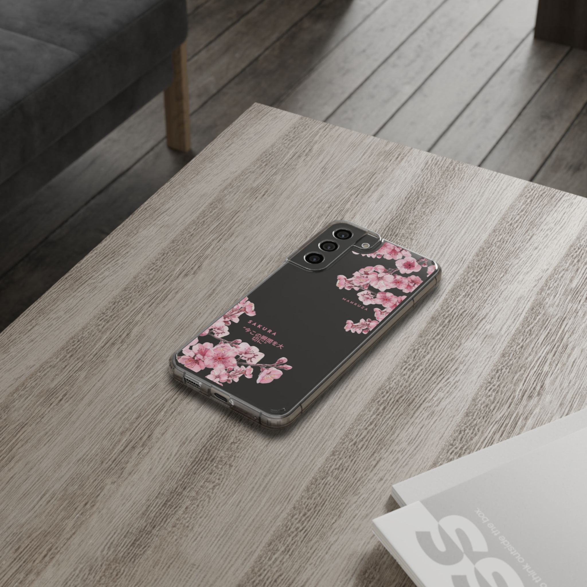 Cherry Blossom Clear Impact-Resistant Phone Case