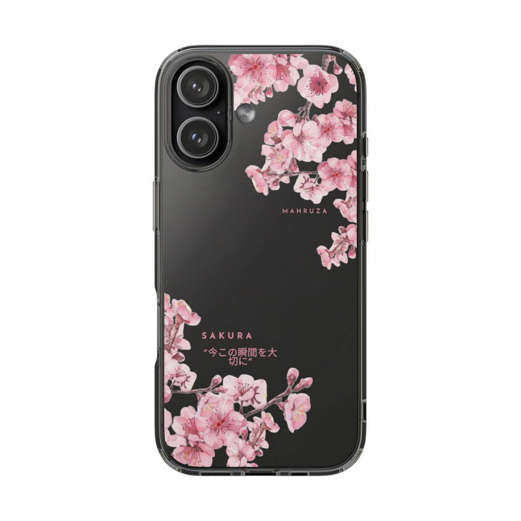 Cherry Blossom Clear Impact-Resistant Phone Case