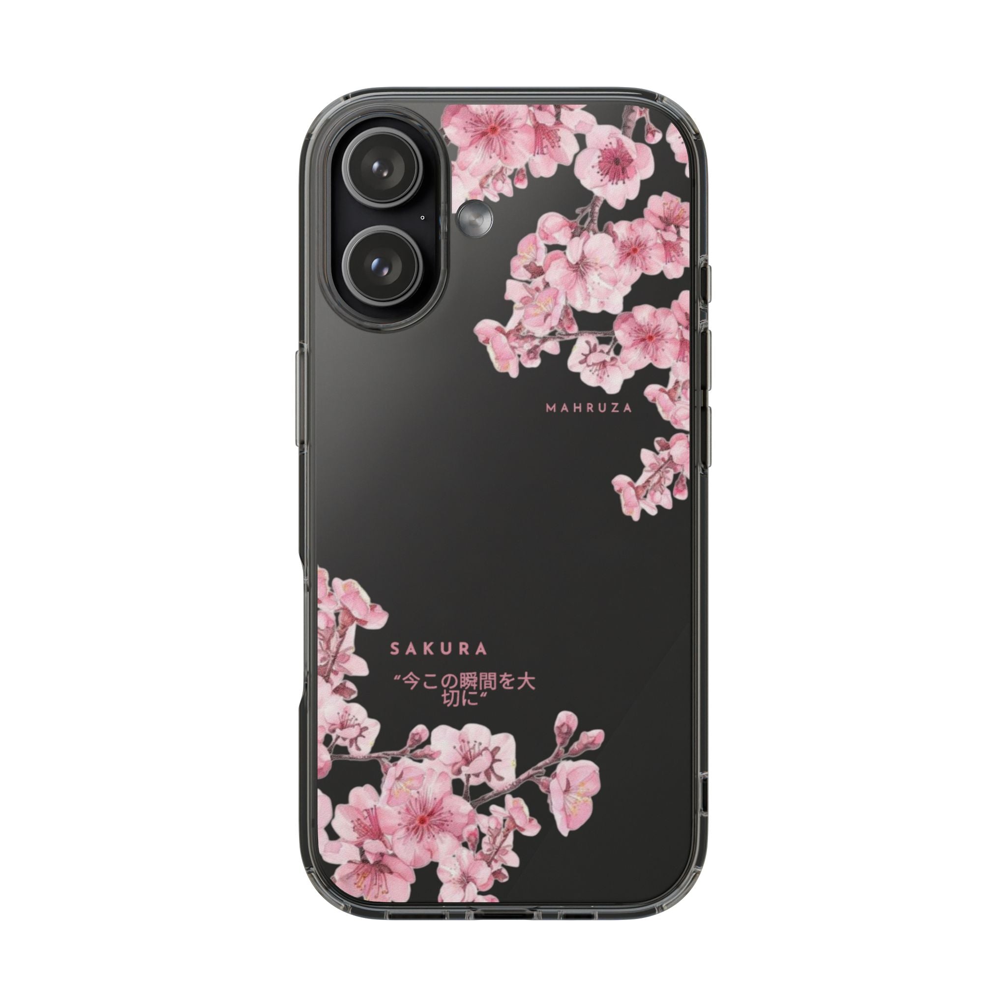 Cherry Blossom Clear Impact-Resistant Phone Case