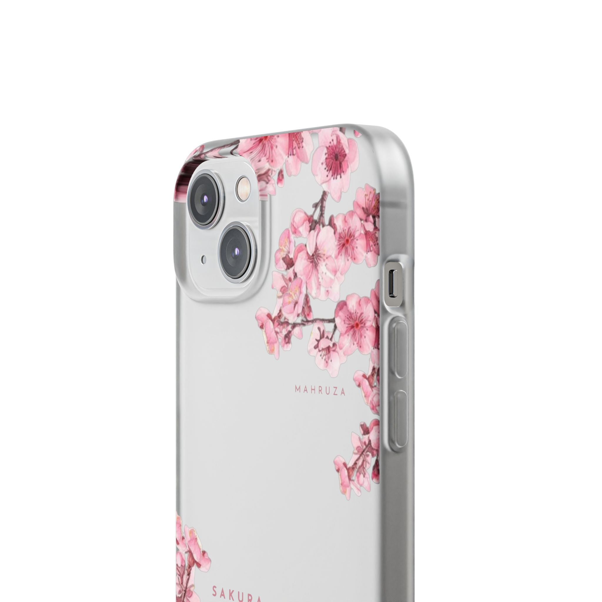 Cherry Blossom Sakura Phone Case — Flexible Clear Floral iPhone Cover