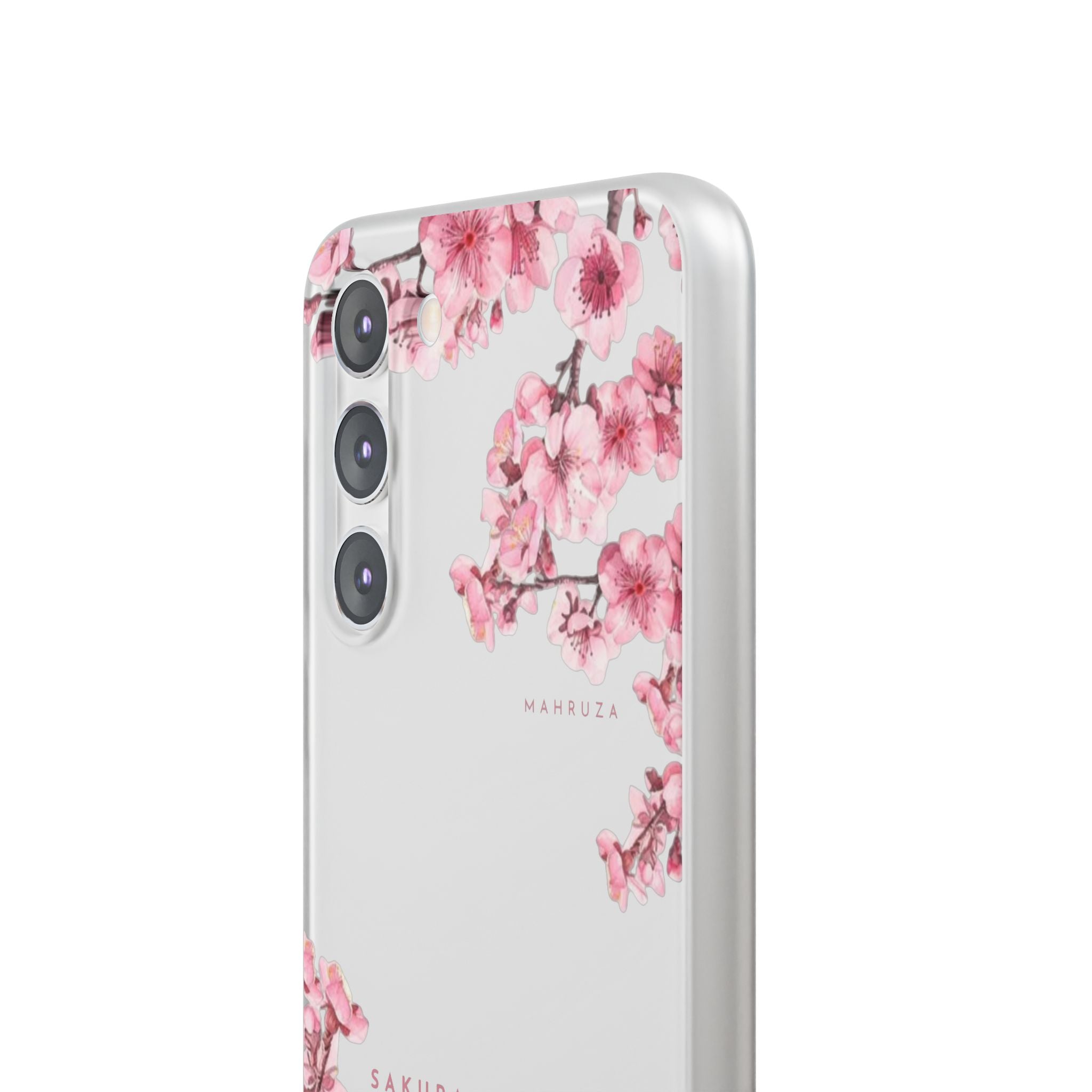 Cherry Blossom Sakura Phone Case — Flexible Clear Floral iPhone Cover