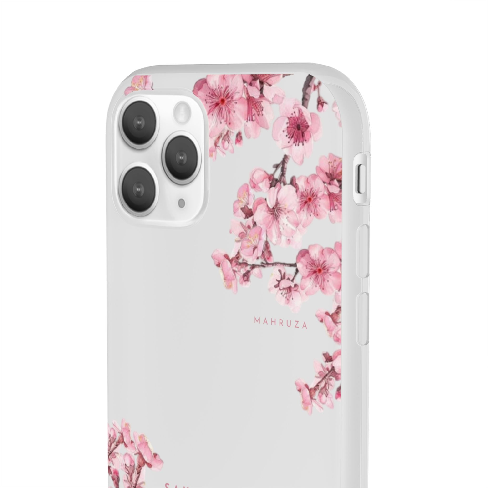 Cherry Blossom Sakura Phone Case — Flexible Clear Floral iPhone Cover
