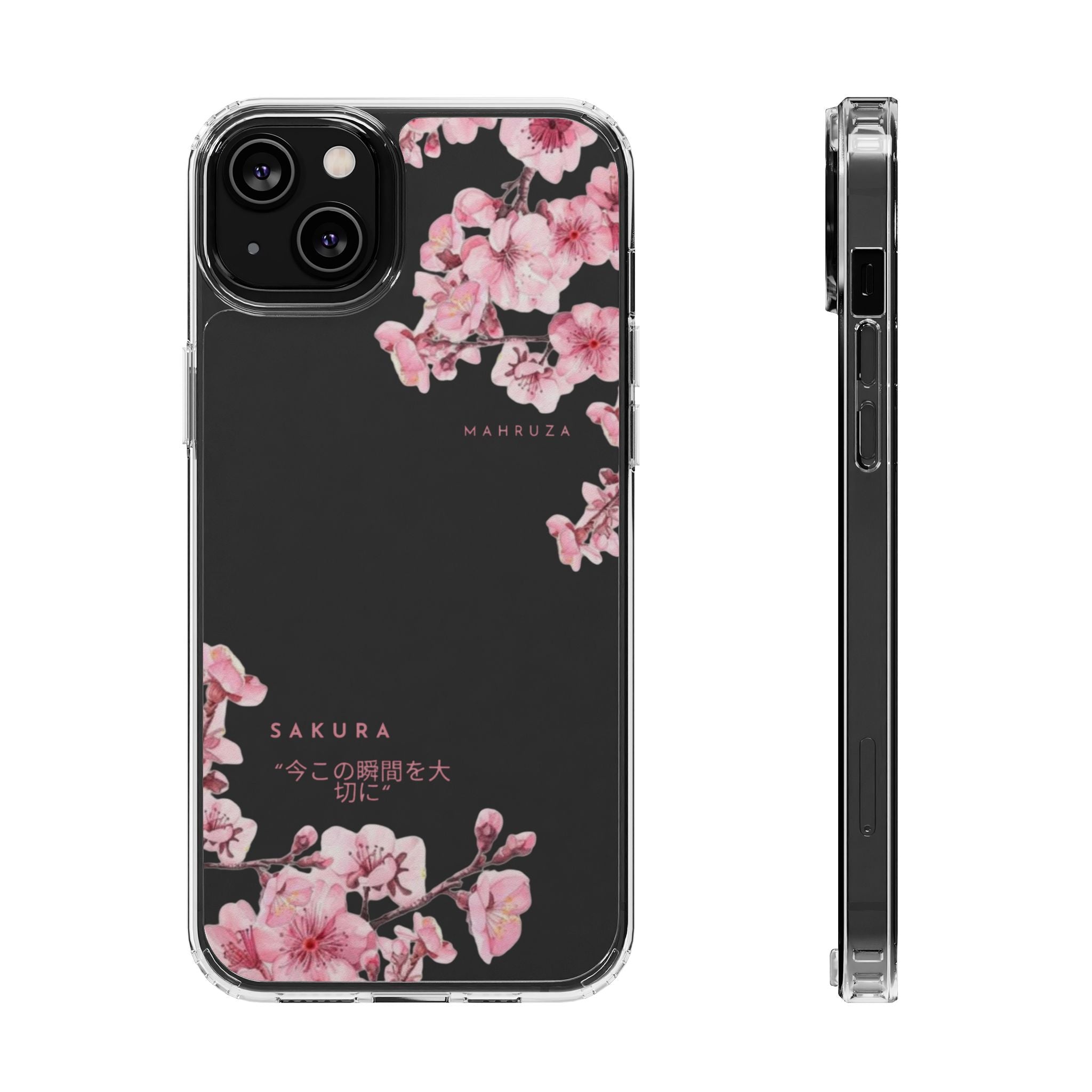 Cherry Blossom Clear Impact-Resistant Phone Case