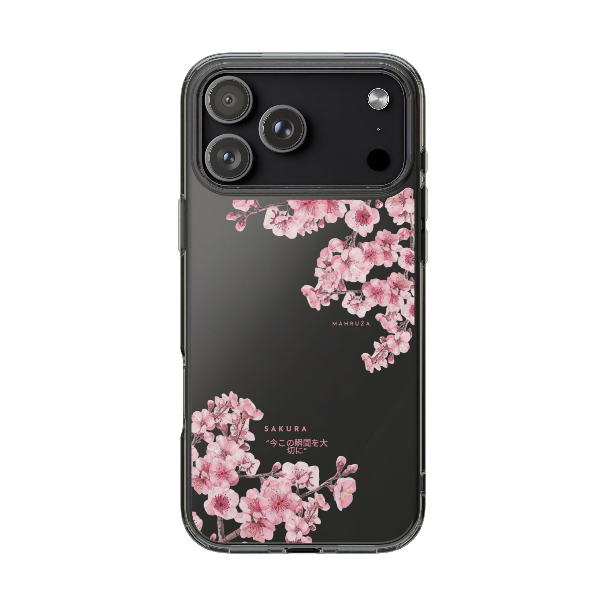 Cherry Blossom Clear Impact-Resistant Phone Case