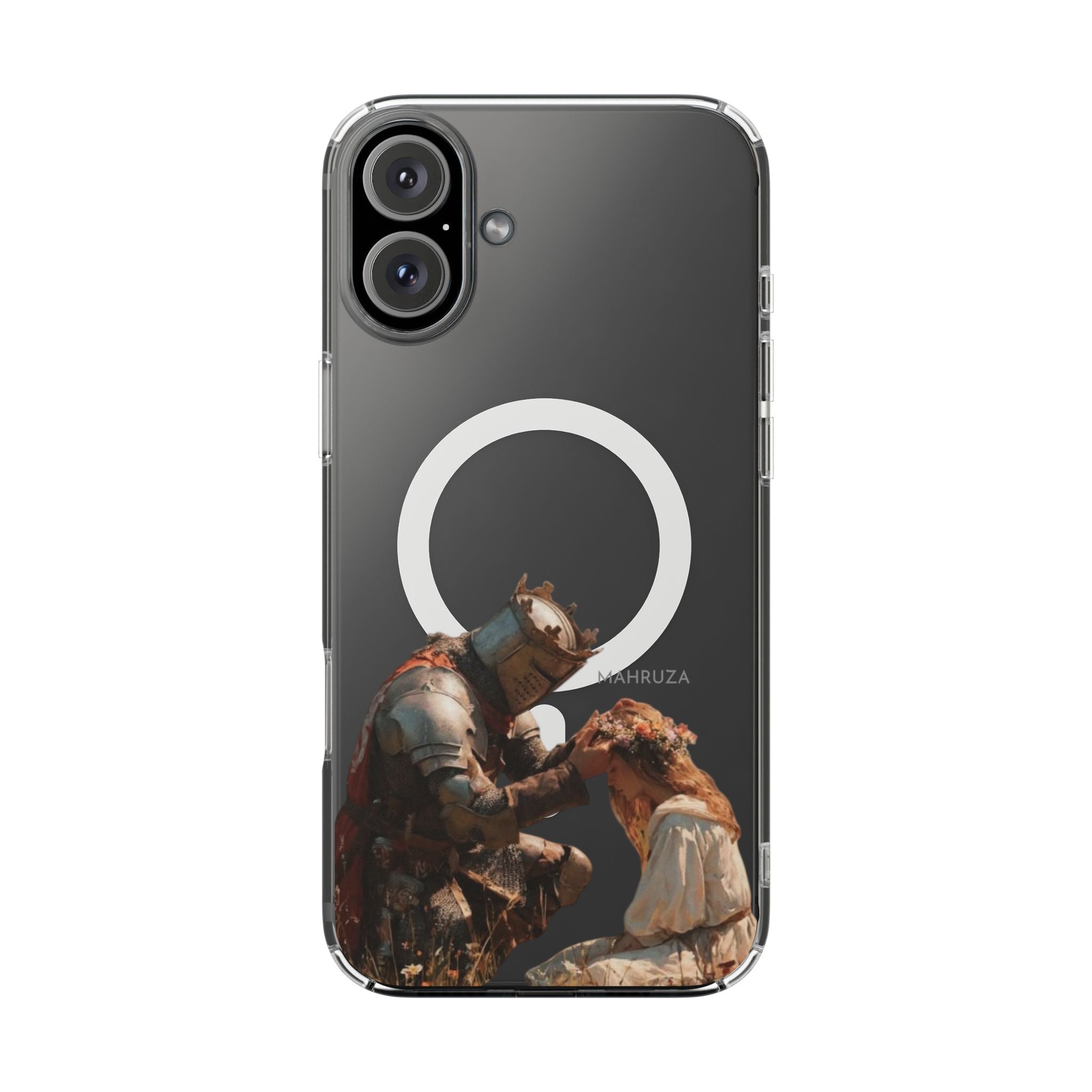 Clear Magnetic Phone Case — Golden Brown
