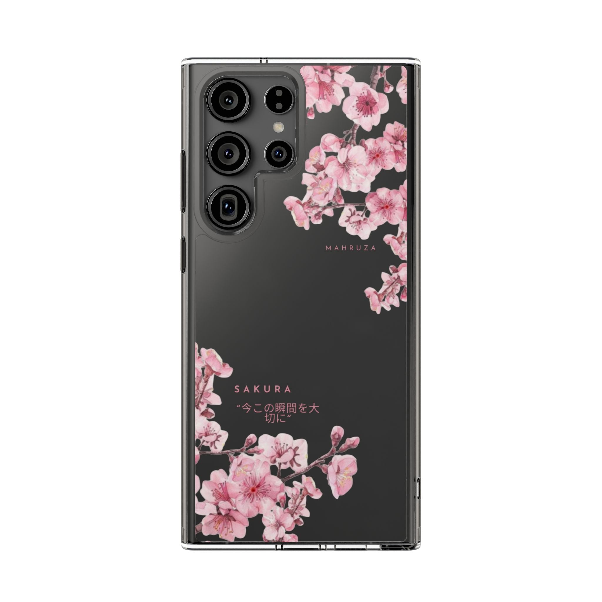 Cherry Blossom Clear Impact-Resistant Phone Case
