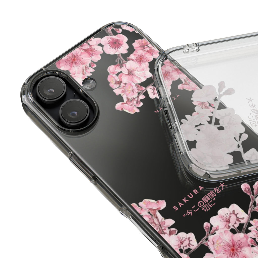Cherry Blossom Clear Impact-Resistant Phone Case