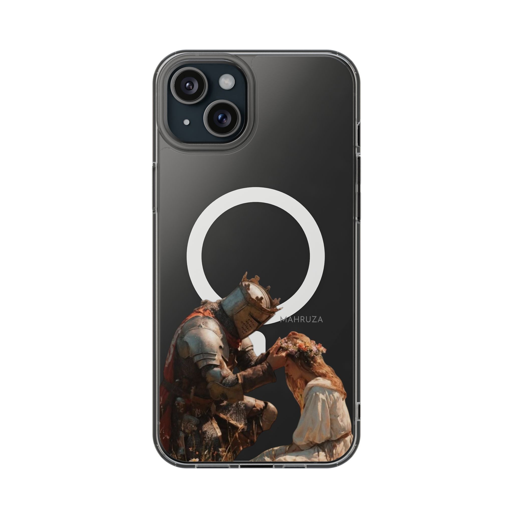 Clear Magnetic Phone Case — Golden Brown