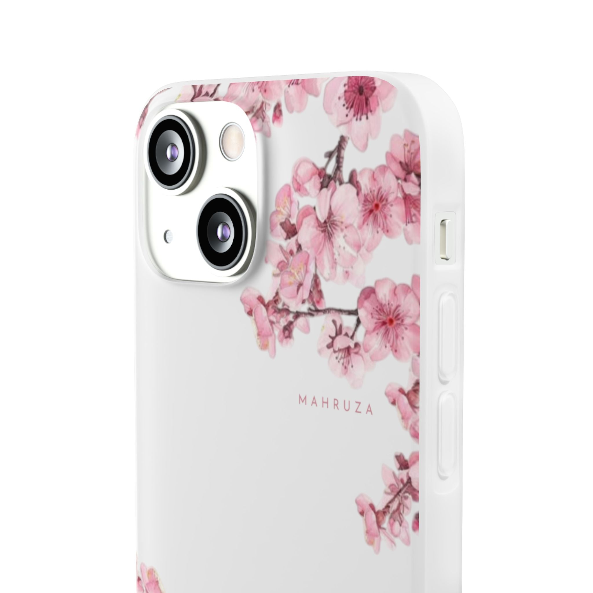 Cherry Blossom Sakura Phone Case — Flexible Clear Floral iPhone Cover