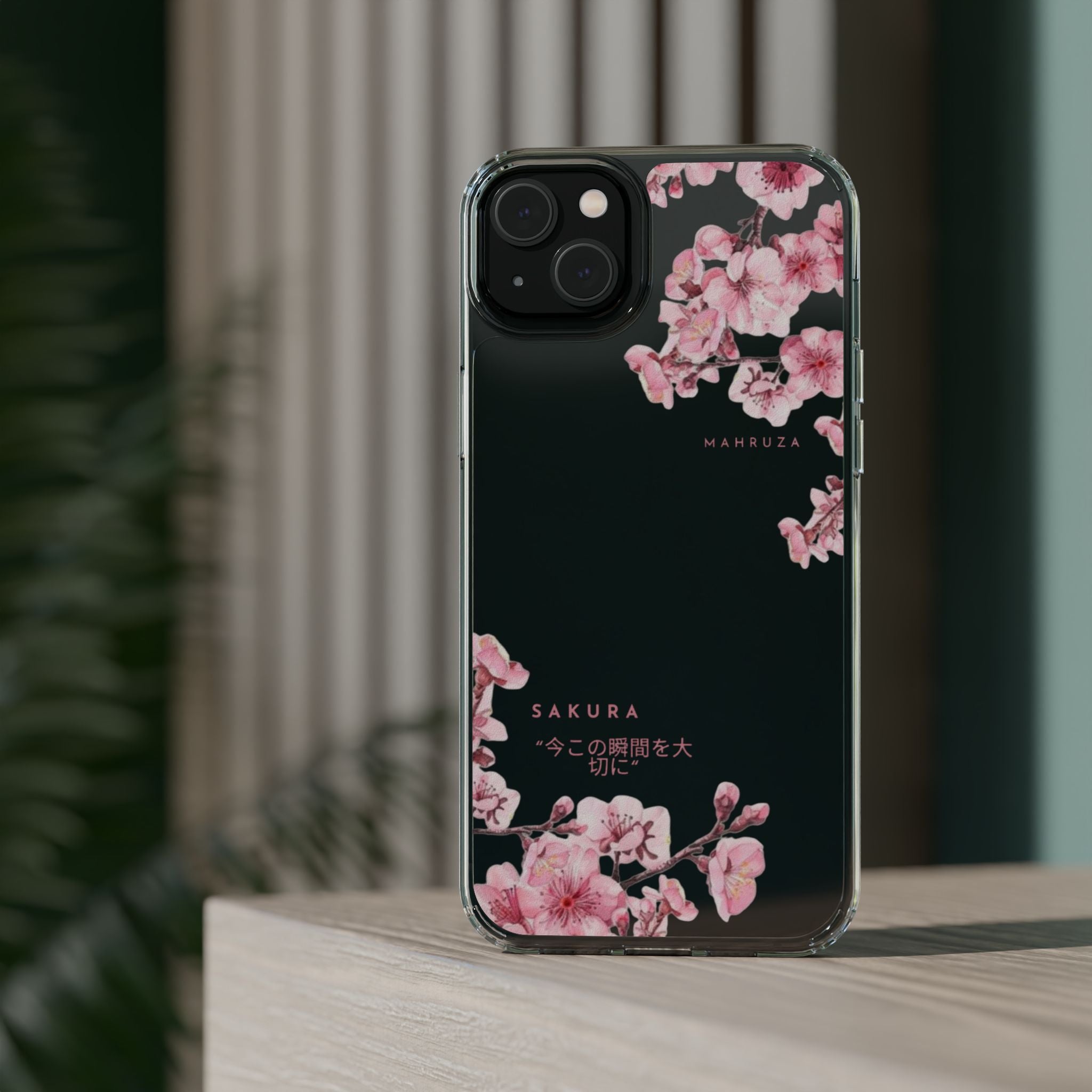 Cherry Blossom Clear Impact-Resistant Phone Case