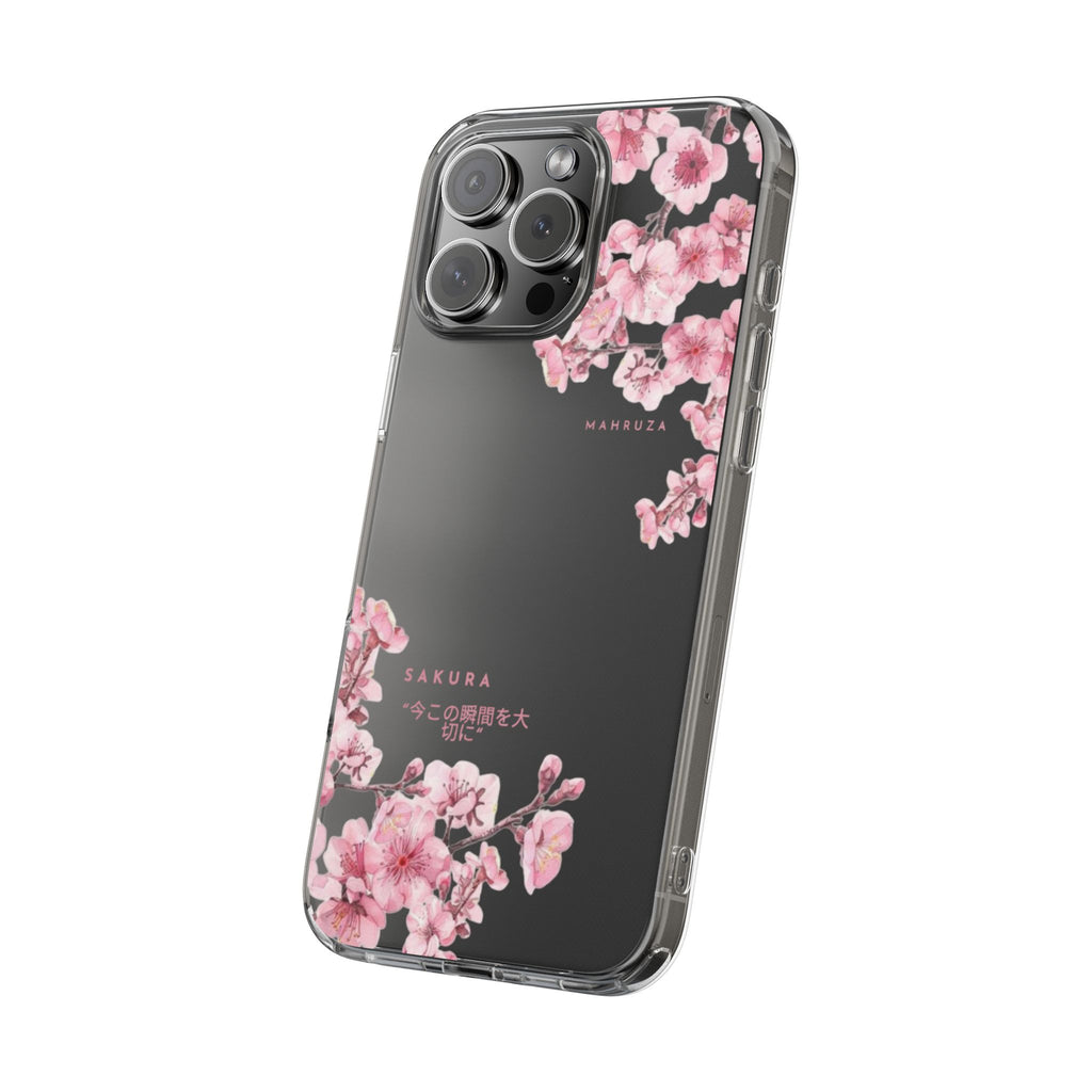 Cherry Blossom Clear Impact-Resistant Phone Case