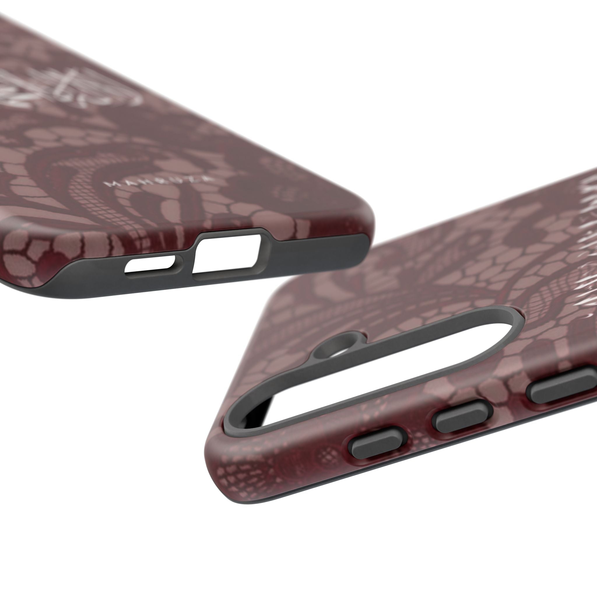 Islamic Script Lace Phone Case — Shahada Calligraphy Protective Tough Case