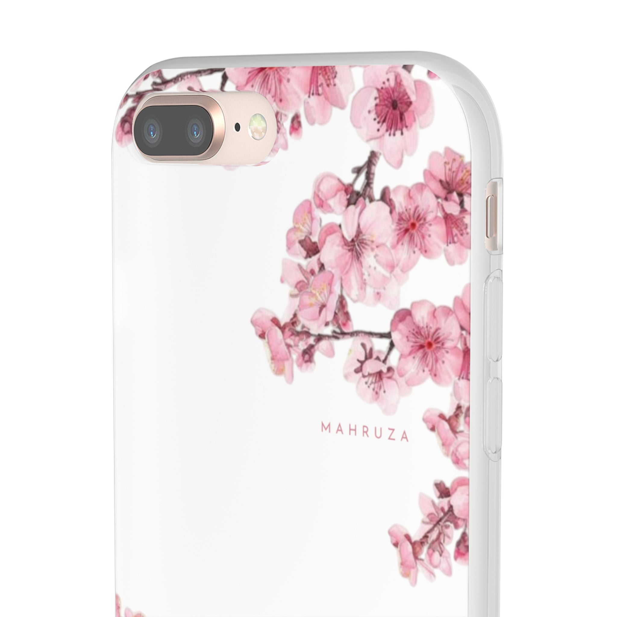 Cherry Blossom Sakura Phone Case — Flexible Clear Floral iPhone Cover
