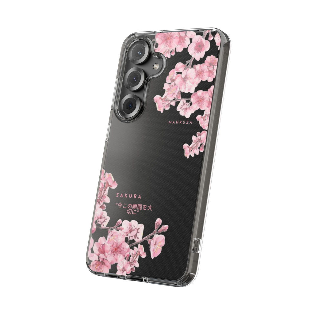 Cherry Blossom Clear Impact-Resistant Phone Case