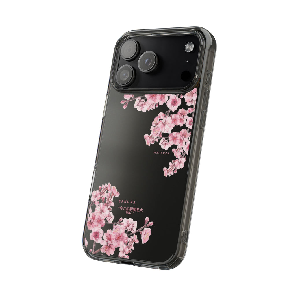 Cherry Blossom Clear Impact-Resistant Phone Case