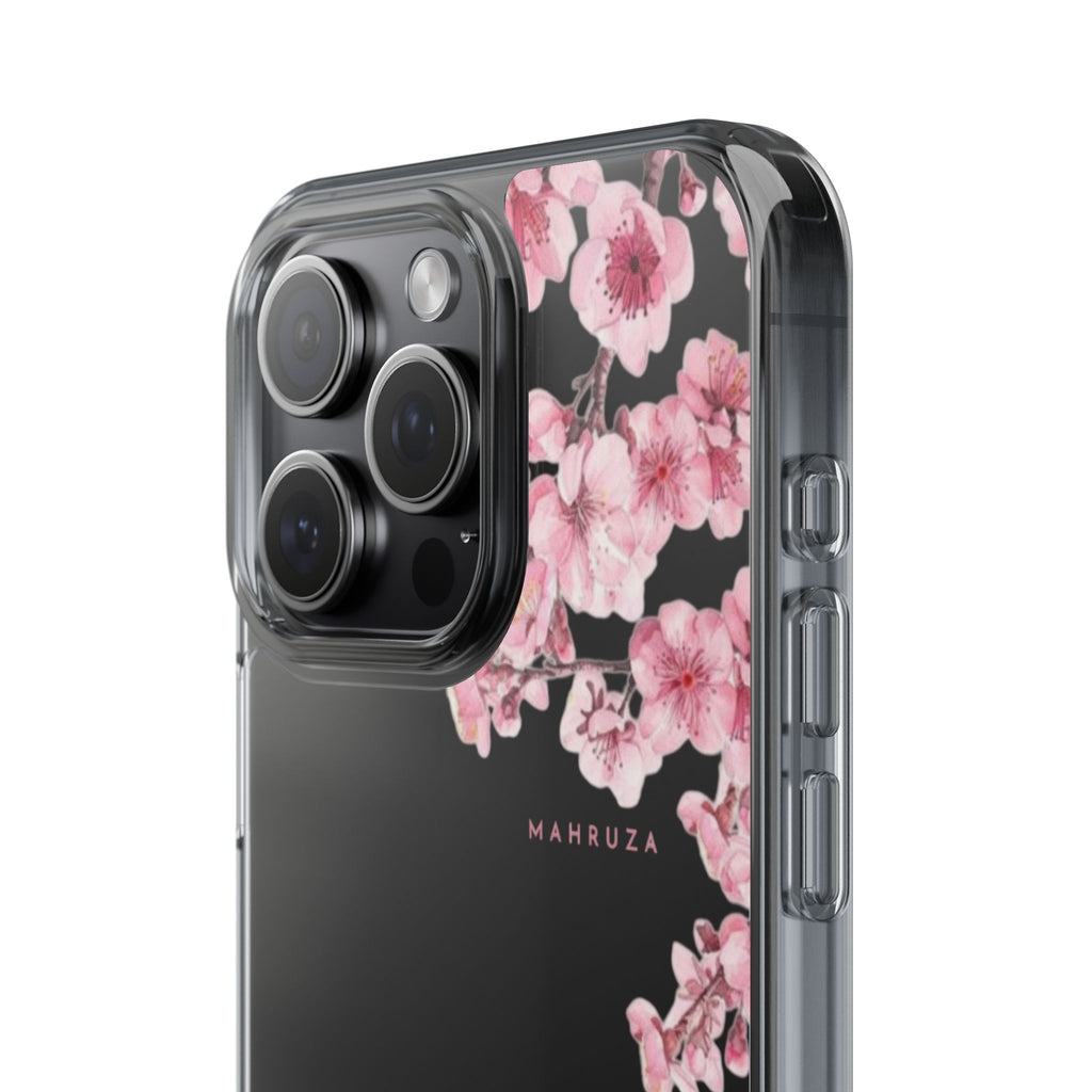Cherry Blossom Clear Impact-Resistant Phone Case