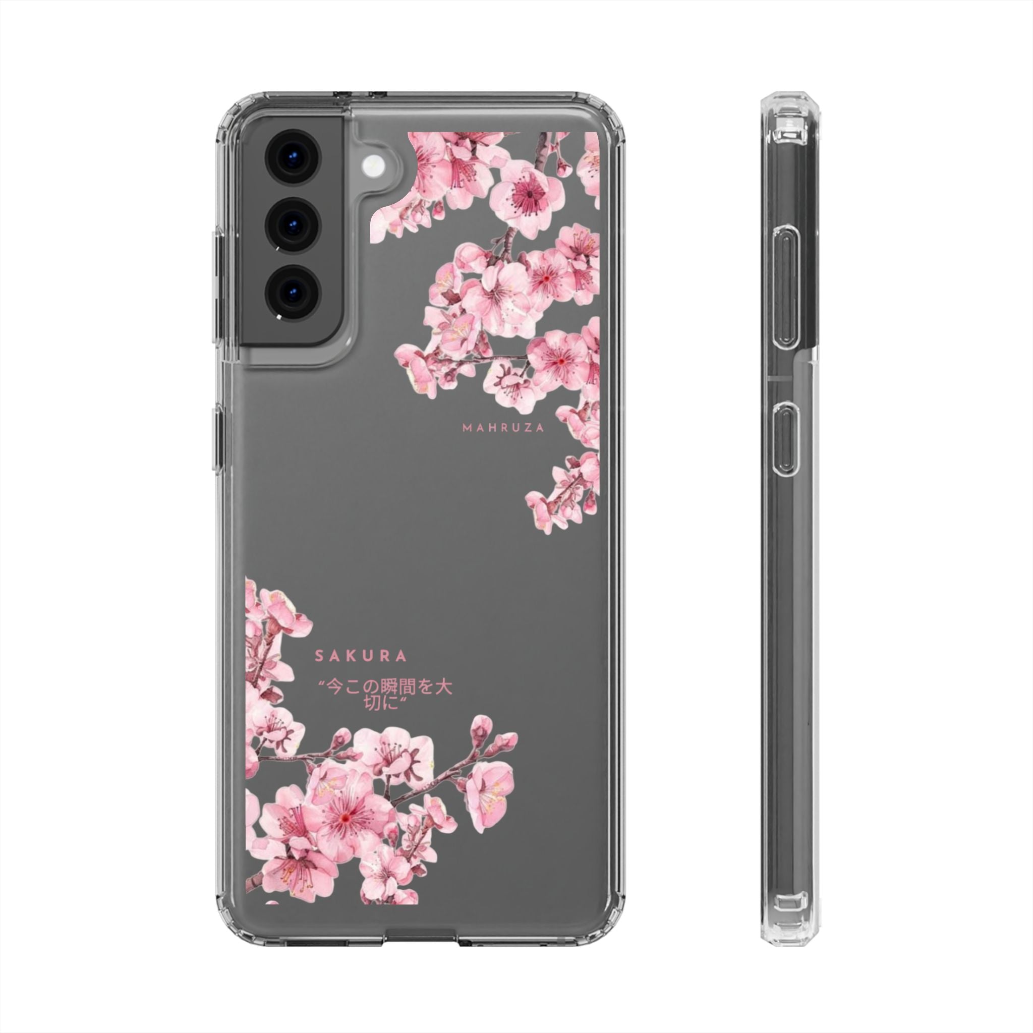 Cherry Blossom Clear Impact-Resistant Phone Case