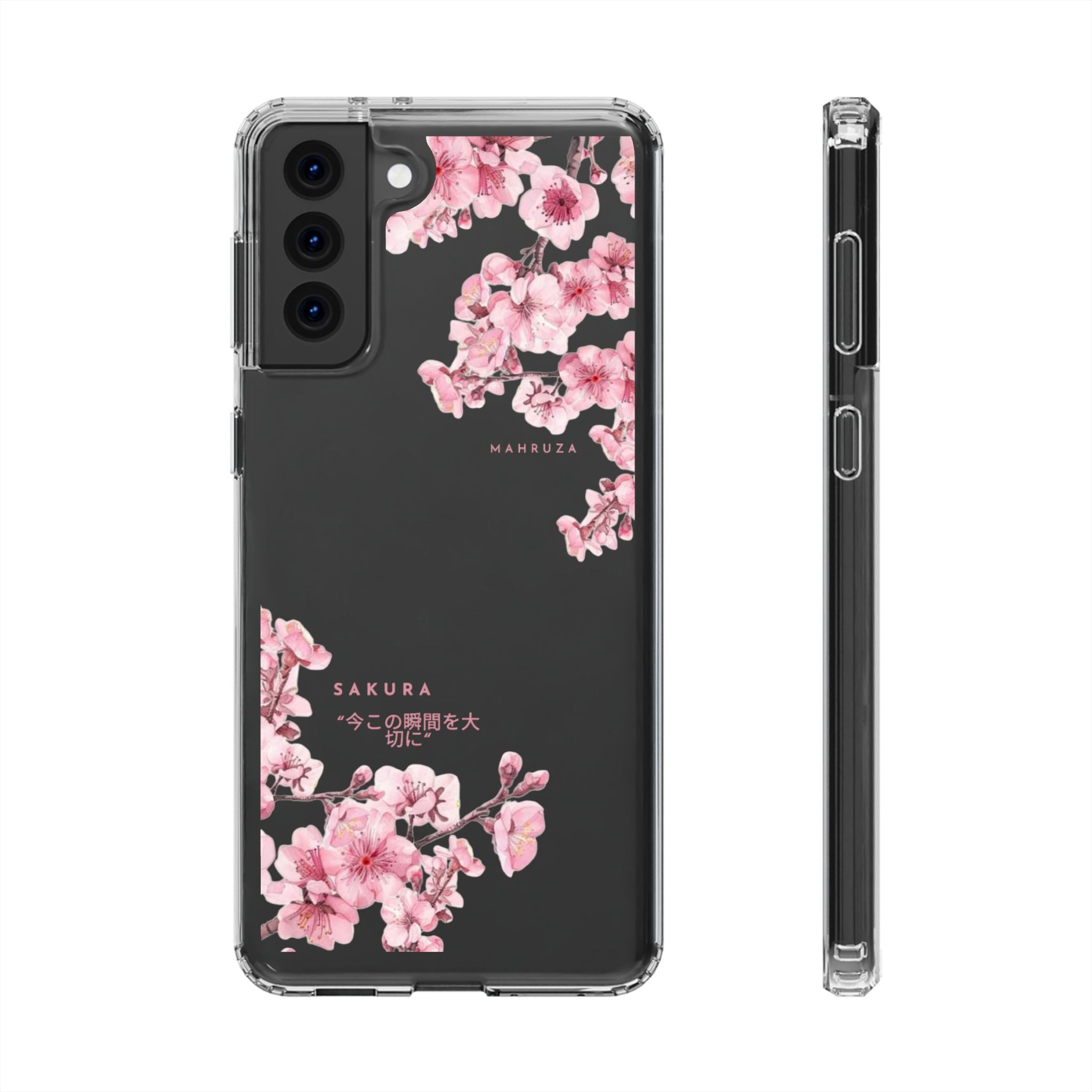Cherry Blossom Clear Impact-Resistant Phone Case