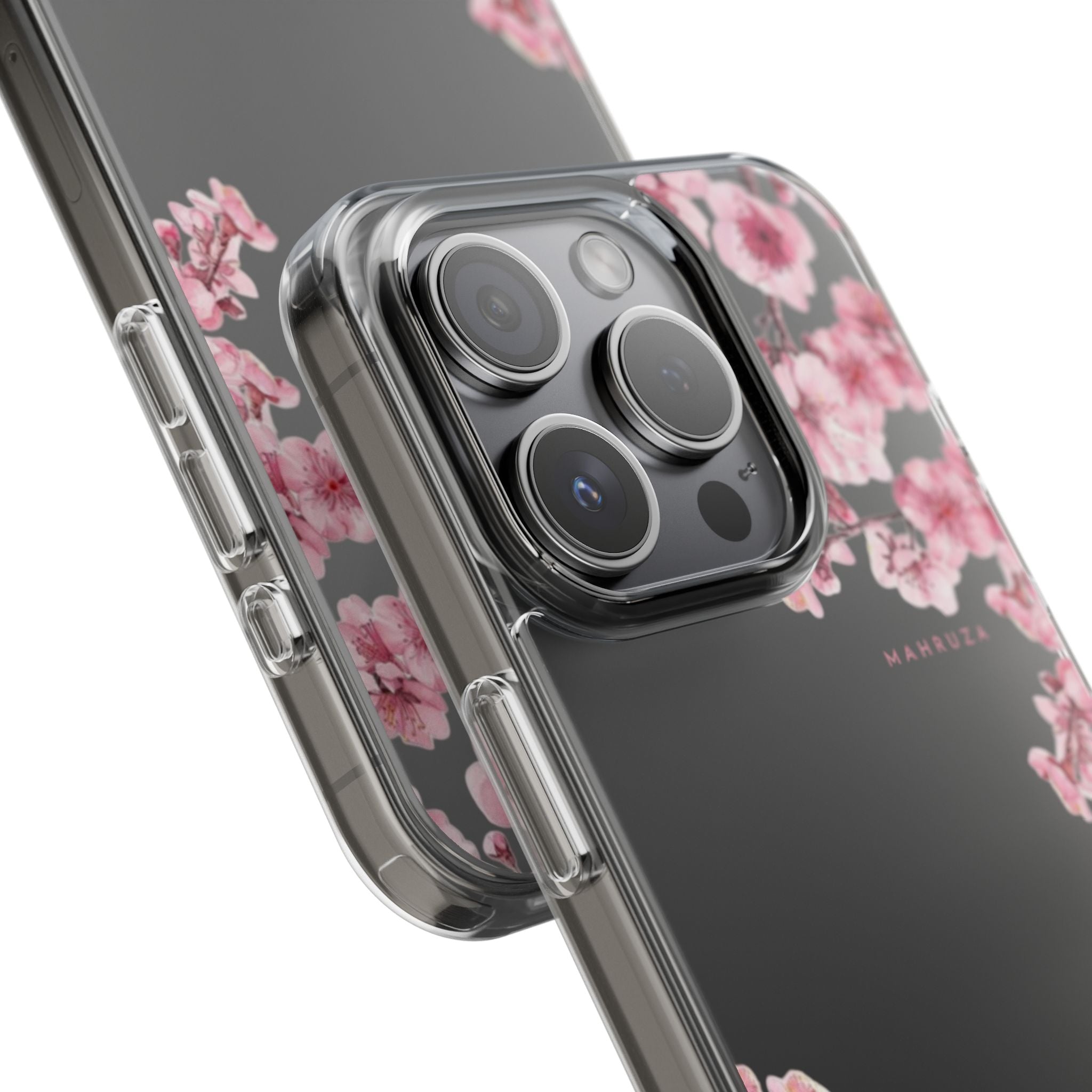 Cherry Blossom Clear Impact-Resistant Phone Case