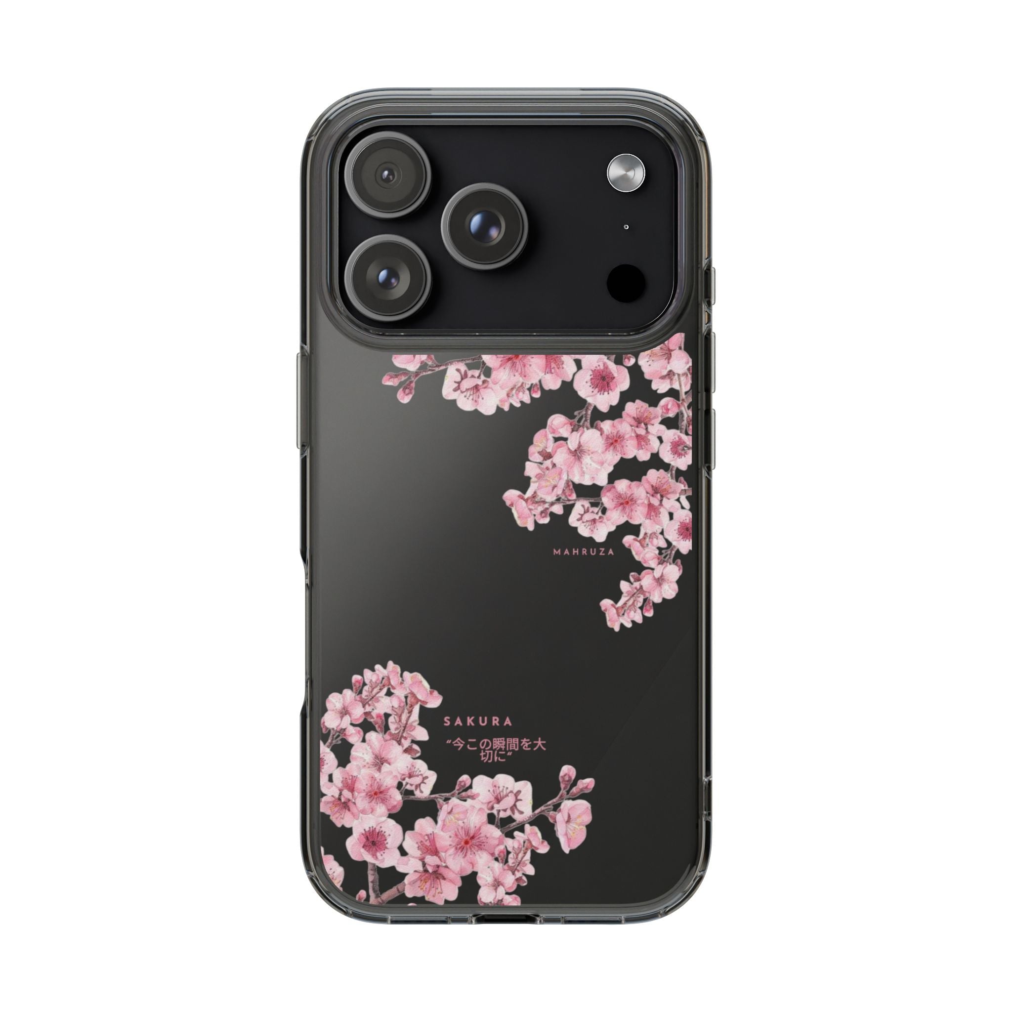 Cherry Blossom Clear Impact-Resistant Phone Case