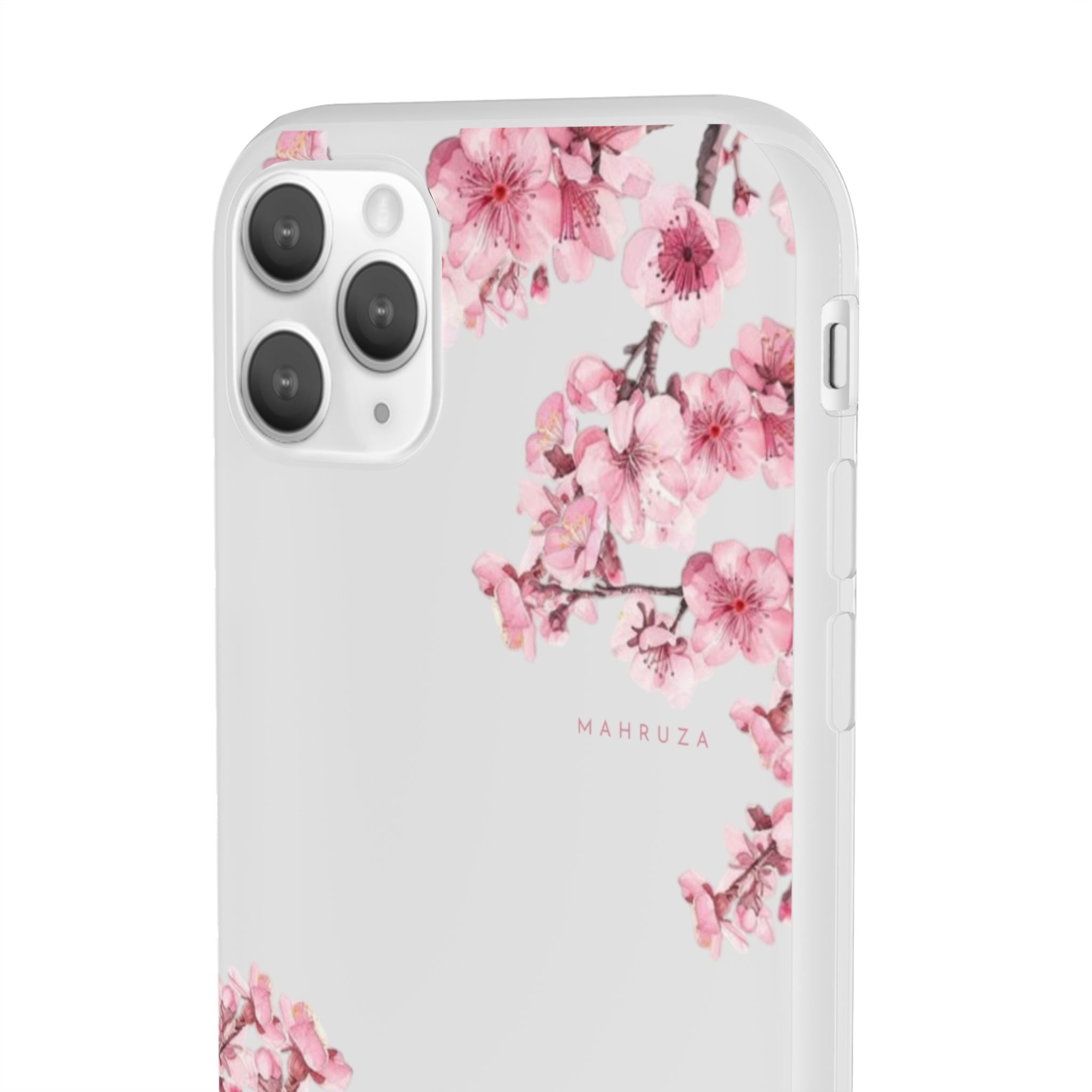 Cherry Blossom Sakura Phone Case — Flexible Clear Floral iPhone Cover