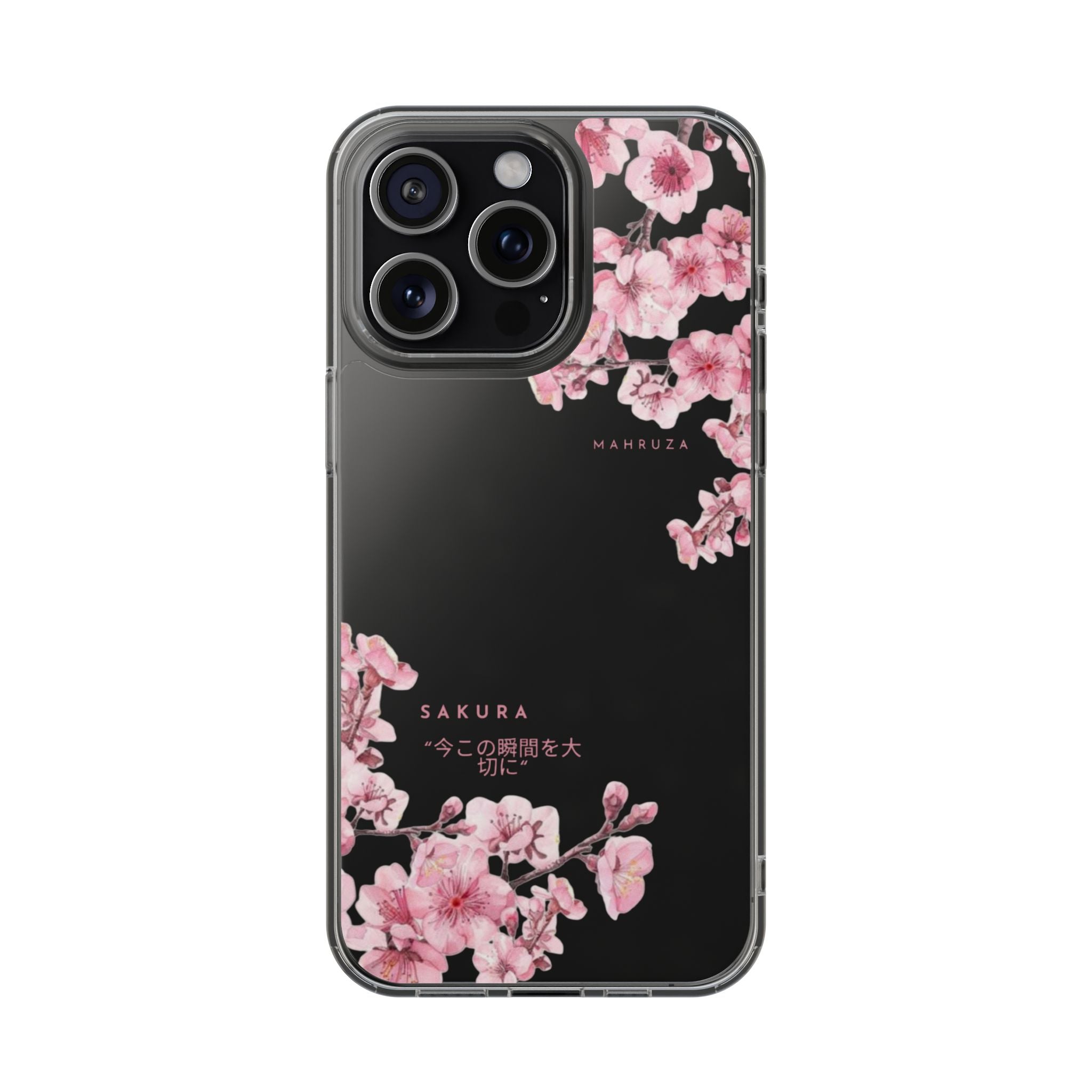 Cherry Blossom Clear Impact-Resistant Phone Case