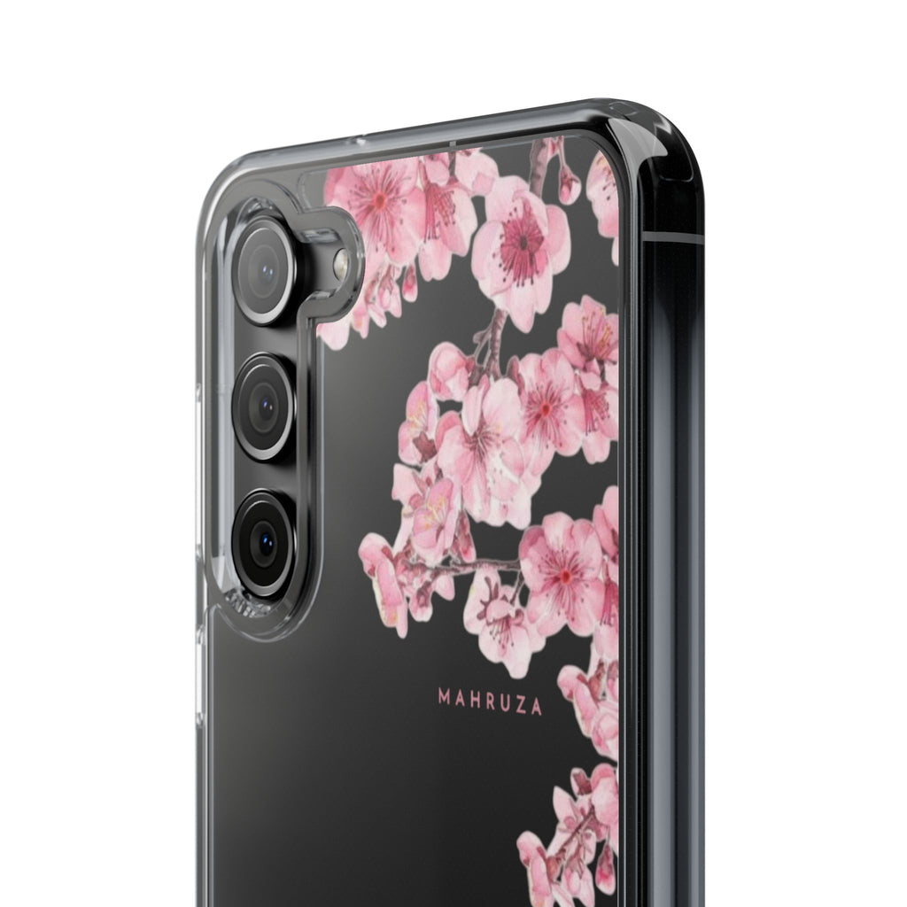 Cherry Blossom Clear Impact-Resistant Phone Case