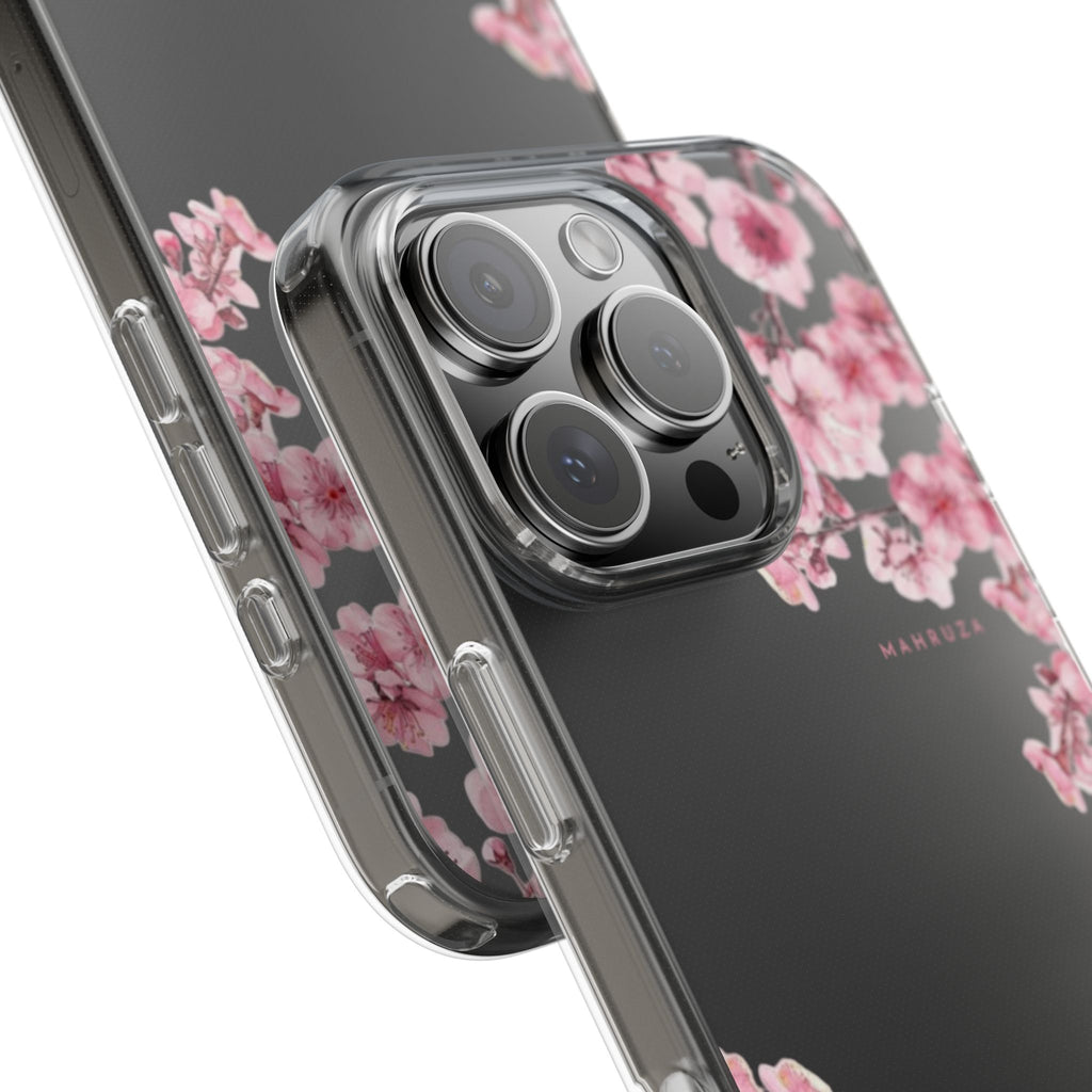Cherry Blossom Clear Impact-Resistant Phone Case