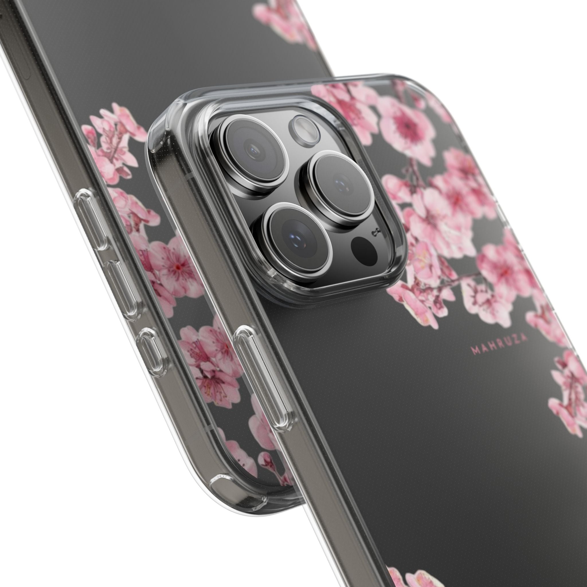 Cherry Blossom Clear Impact-Resistant Phone Case