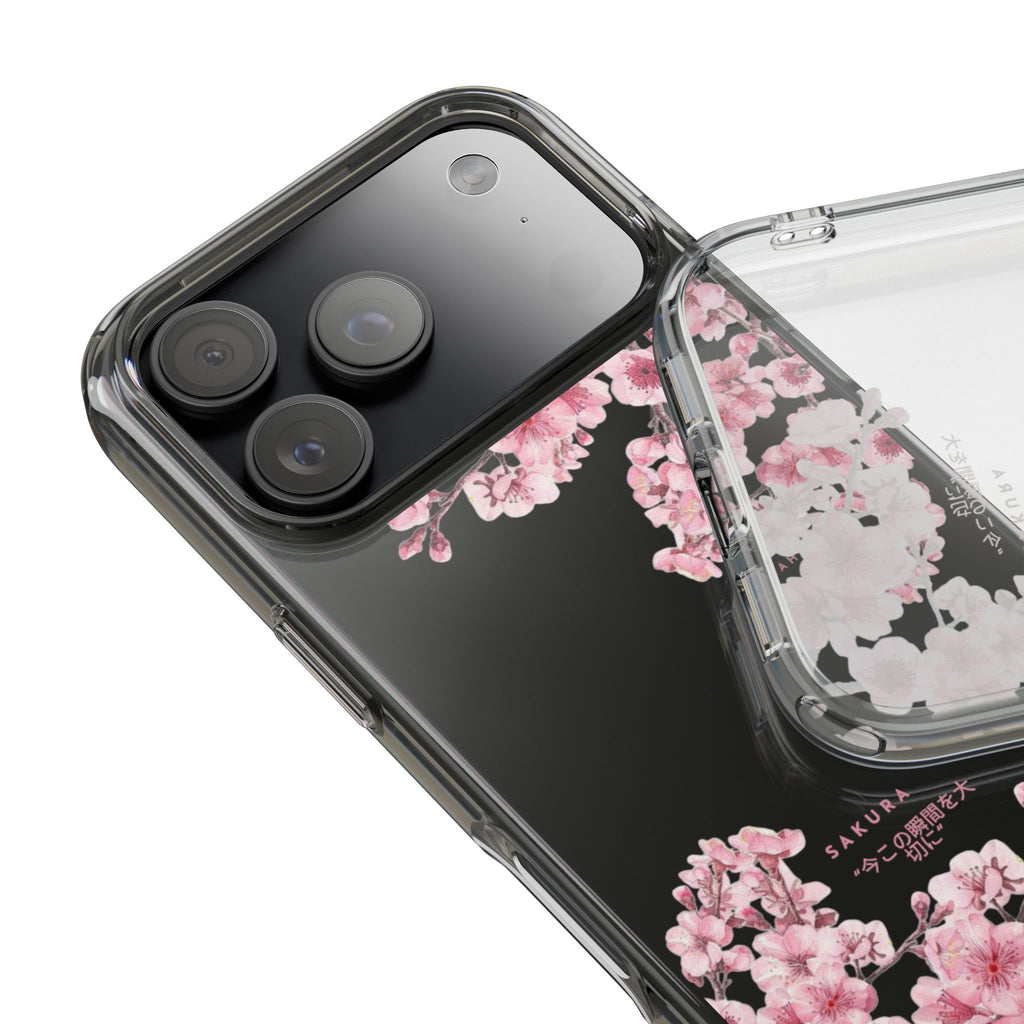 Cherry Blossom Clear Impact-Resistant Phone Case