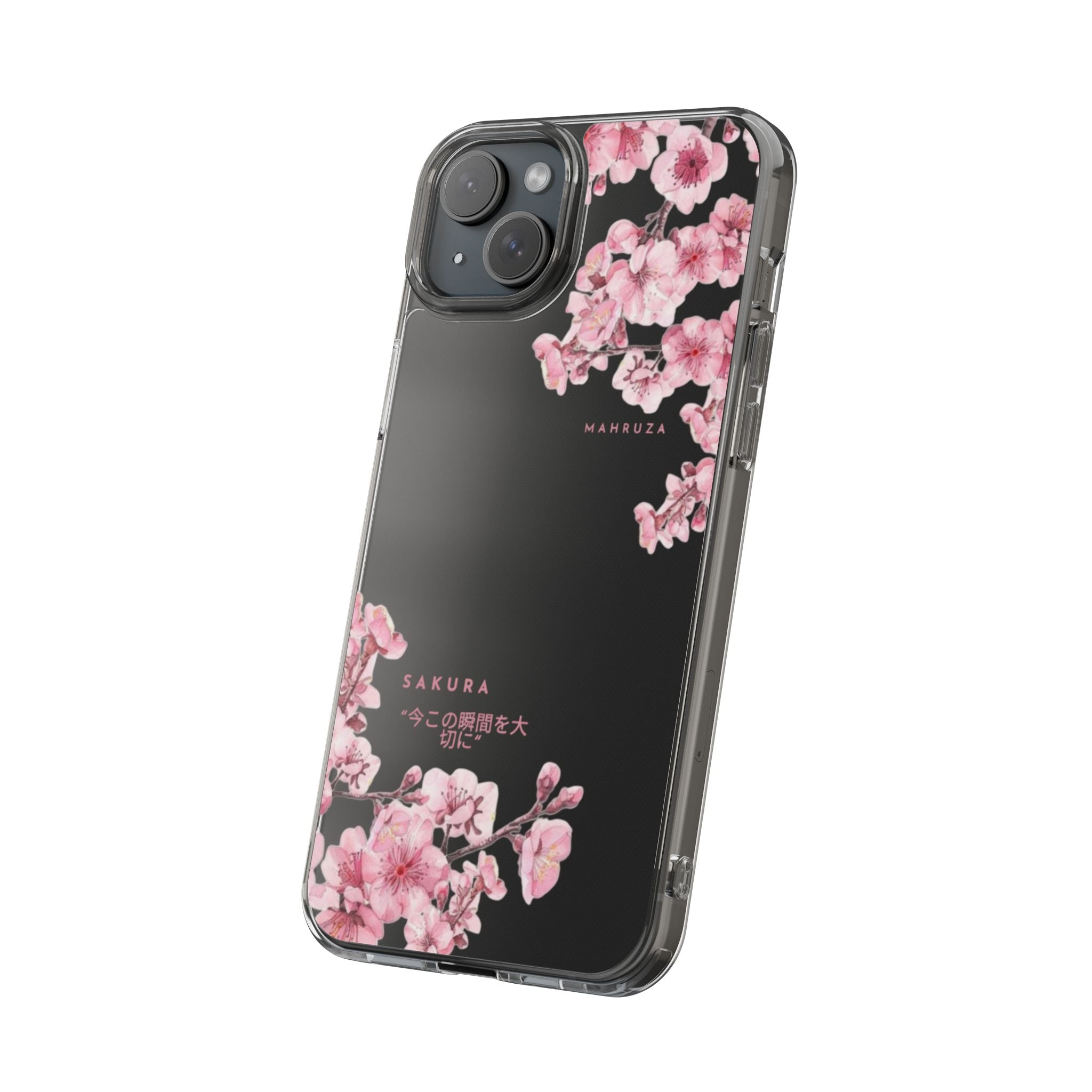 Cherry Blossom Clear Impact-Resistant Phone Case