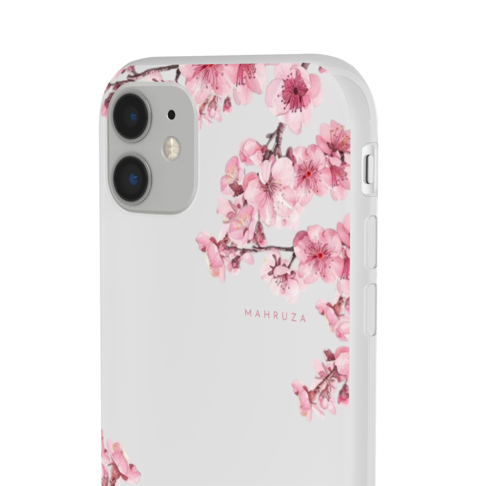 Cherry Blossom Sakura Phone Case — Flexible Clear Floral iPhone Cover