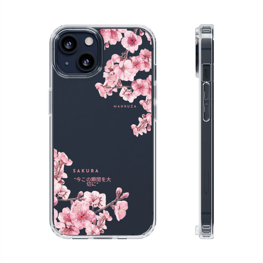 Cherry Blossom Clear Impact-Resistant Phone Case