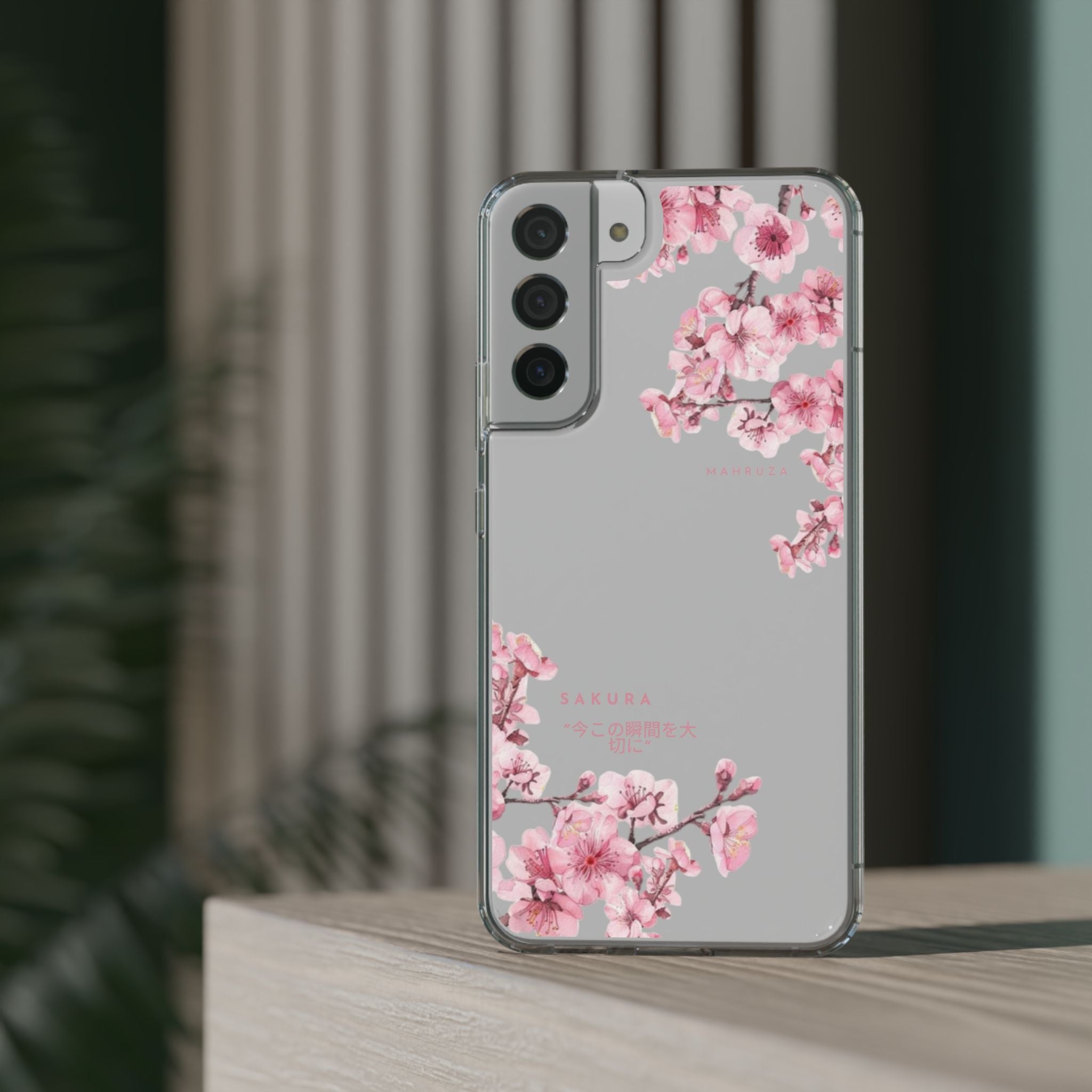 Cherry Blossom Clear Impact-Resistant Phone Case